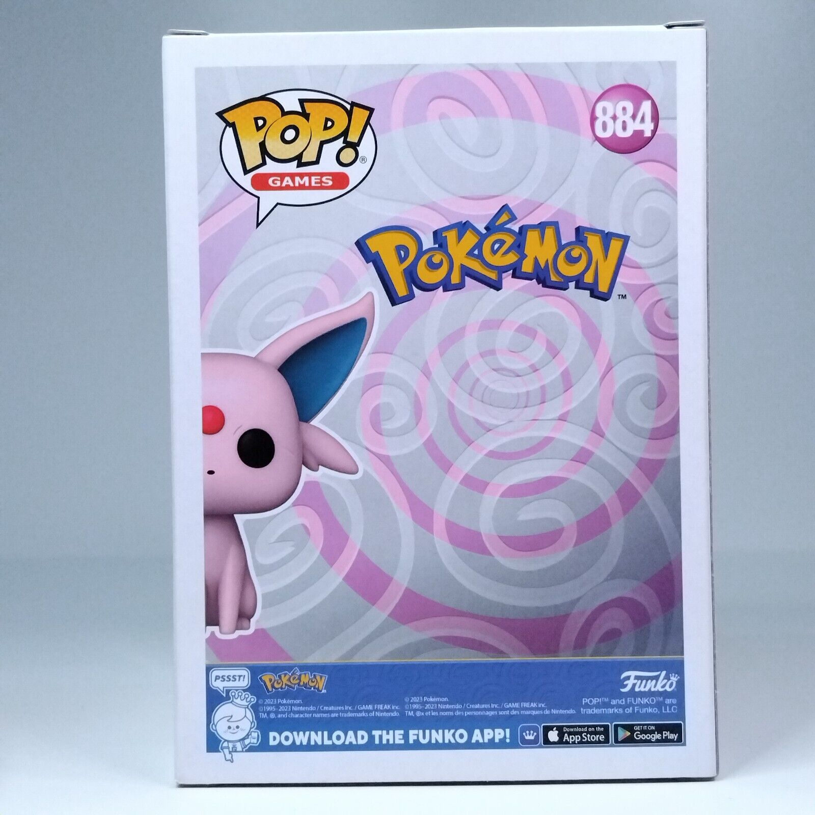 Funko Pop! Games Pokemon Espeon Flocked #884