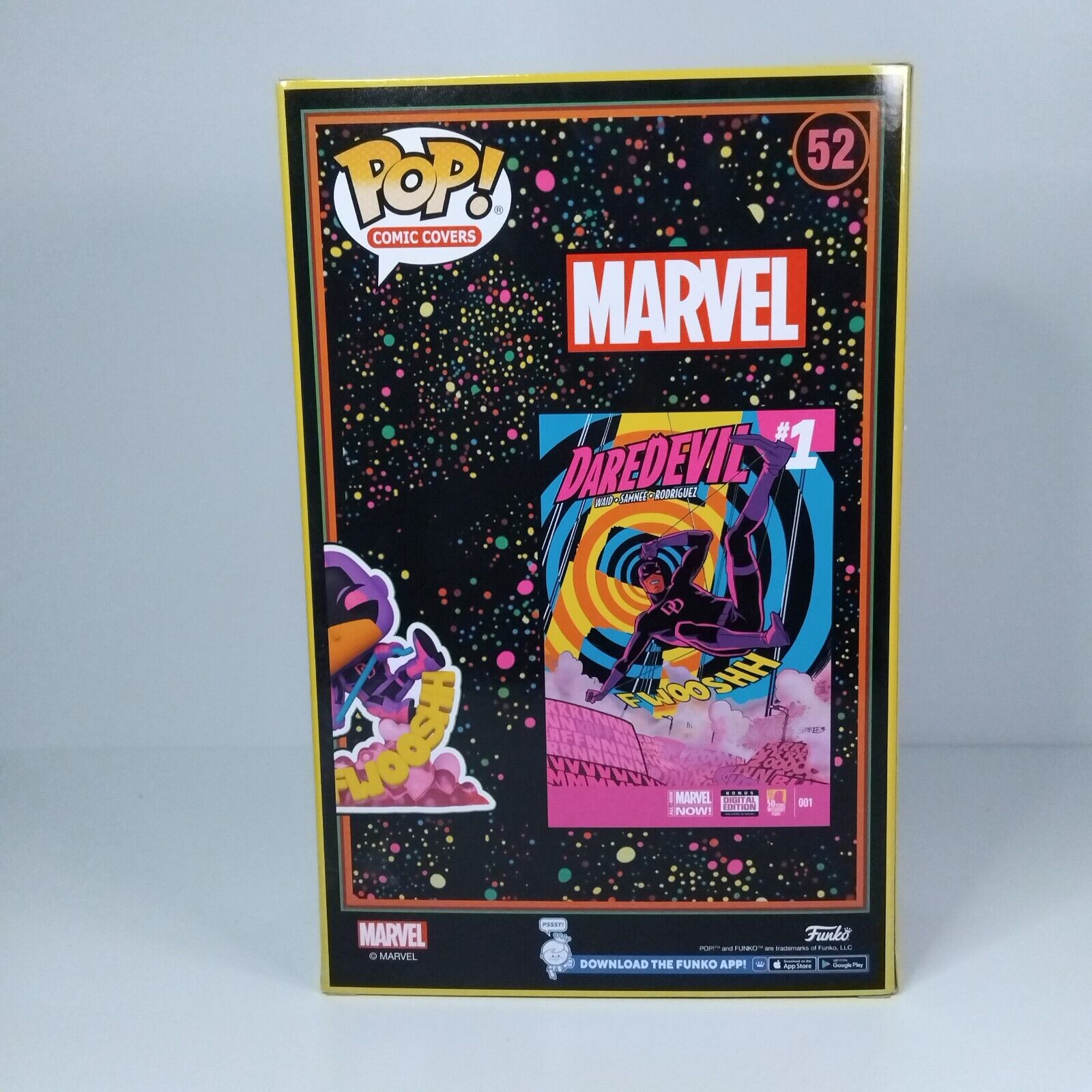 Funko Pop! Marvel Blacklight Comic Covers Daredevil Special Edition #52