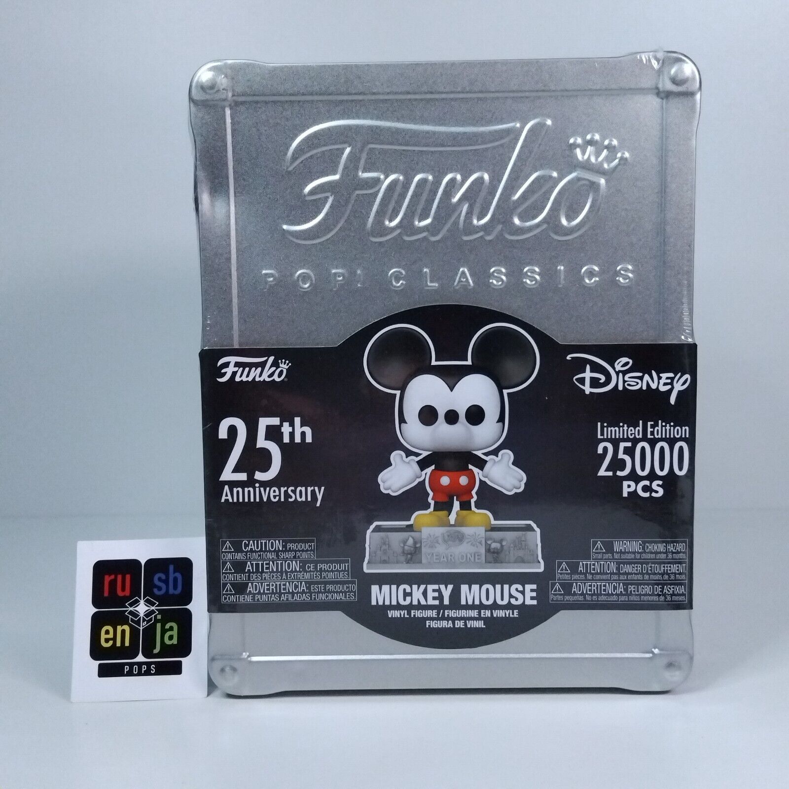 Funko Pop! Classics Vault Disney Mickey Mouse 25,000 Pcs 25th Anniversary #01C