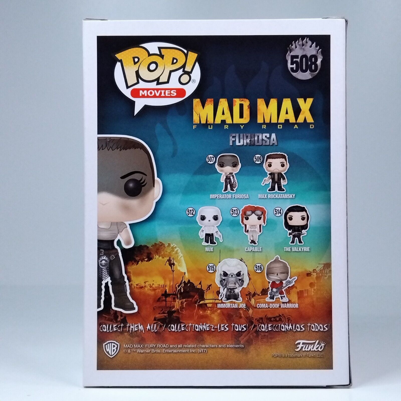 Funko Pop! Movies Mad Max Fury Road Furiosa Special Edition #508