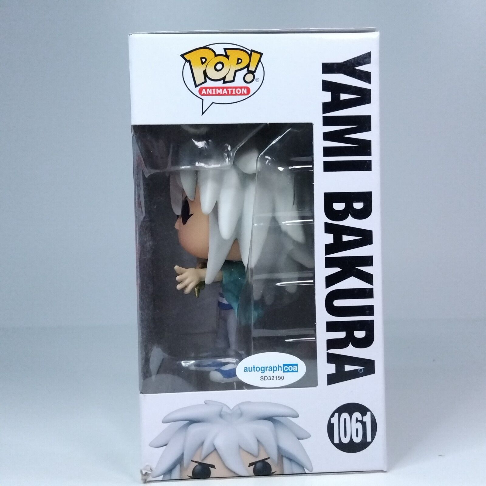 Funko Pop! Anime Yu-Gi-Oh! Yami Bakura Signed Ted Lewis COA #1061