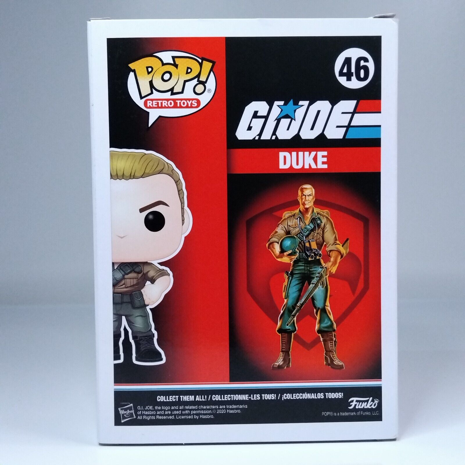 Funko Pop! Retro Toys GI Joe Duke Signed Michael Bell COA #46 WS