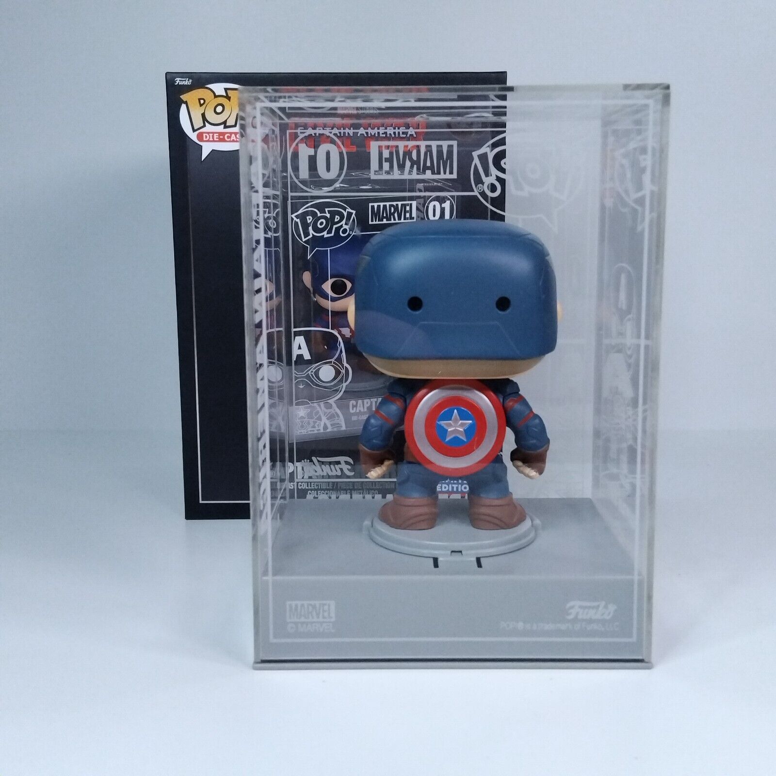 Funko Pop! Marvel Die Cast Captain America Limited Edition #01