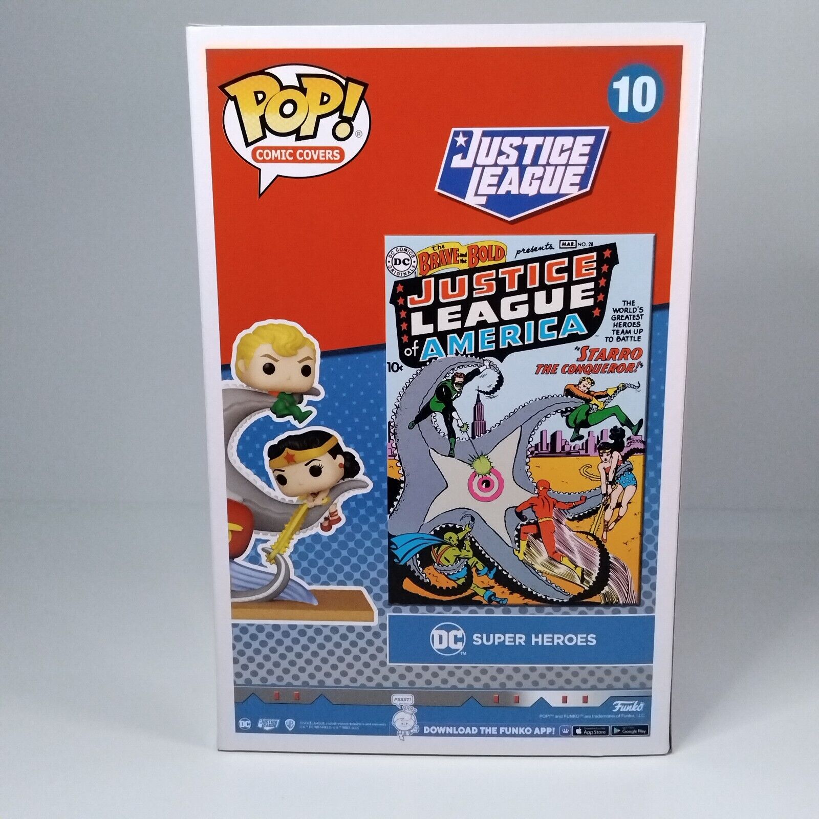 Funko Pop! DC Heroes Comic Covers The Brave and the Bold Justice League #10