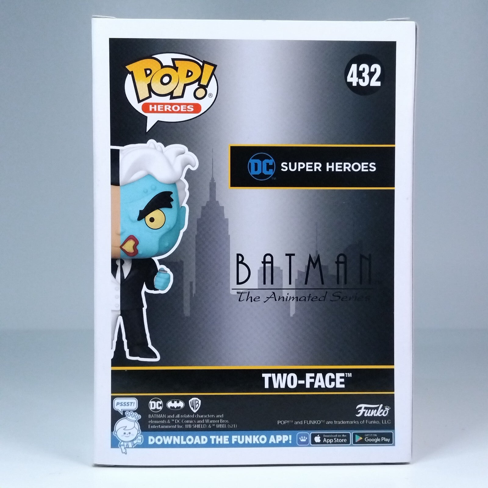 Funko Pop! DC Heroes Batman The Animated Series Two-Face Special Edition #432