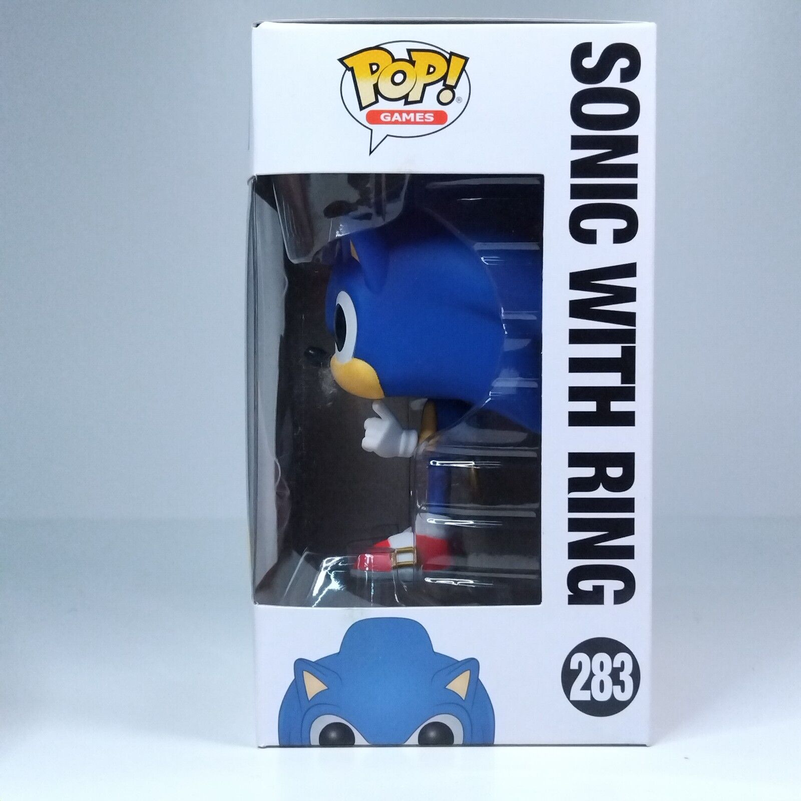 Funko Pop! Games Sonic The Hedgehog with Ring Glows in Dark #283