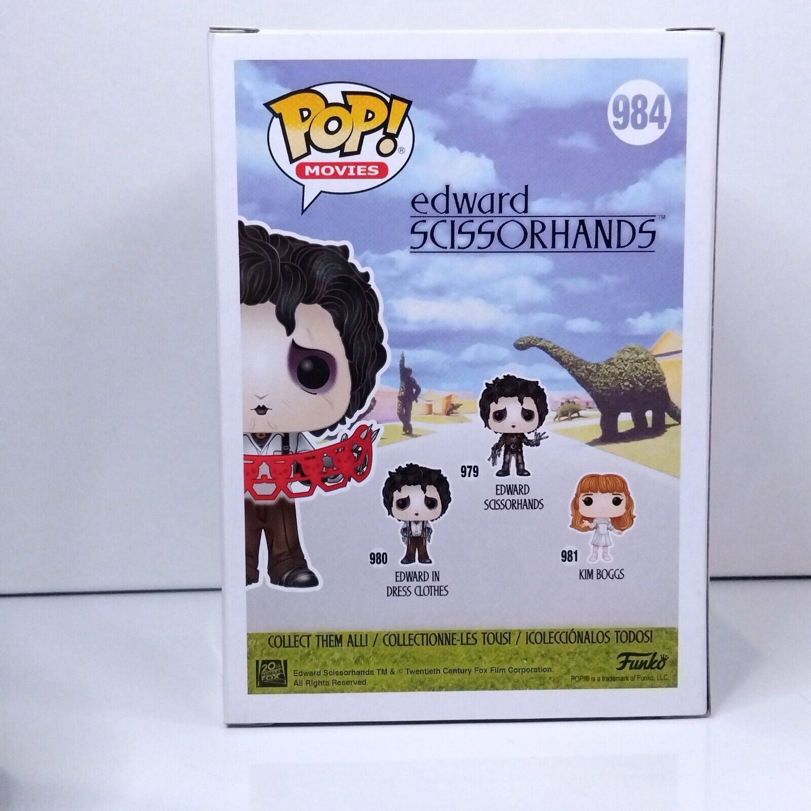 Funko Pop! Movies Edward Scissorhands Signed Johnny Depp 7BAP COA #984