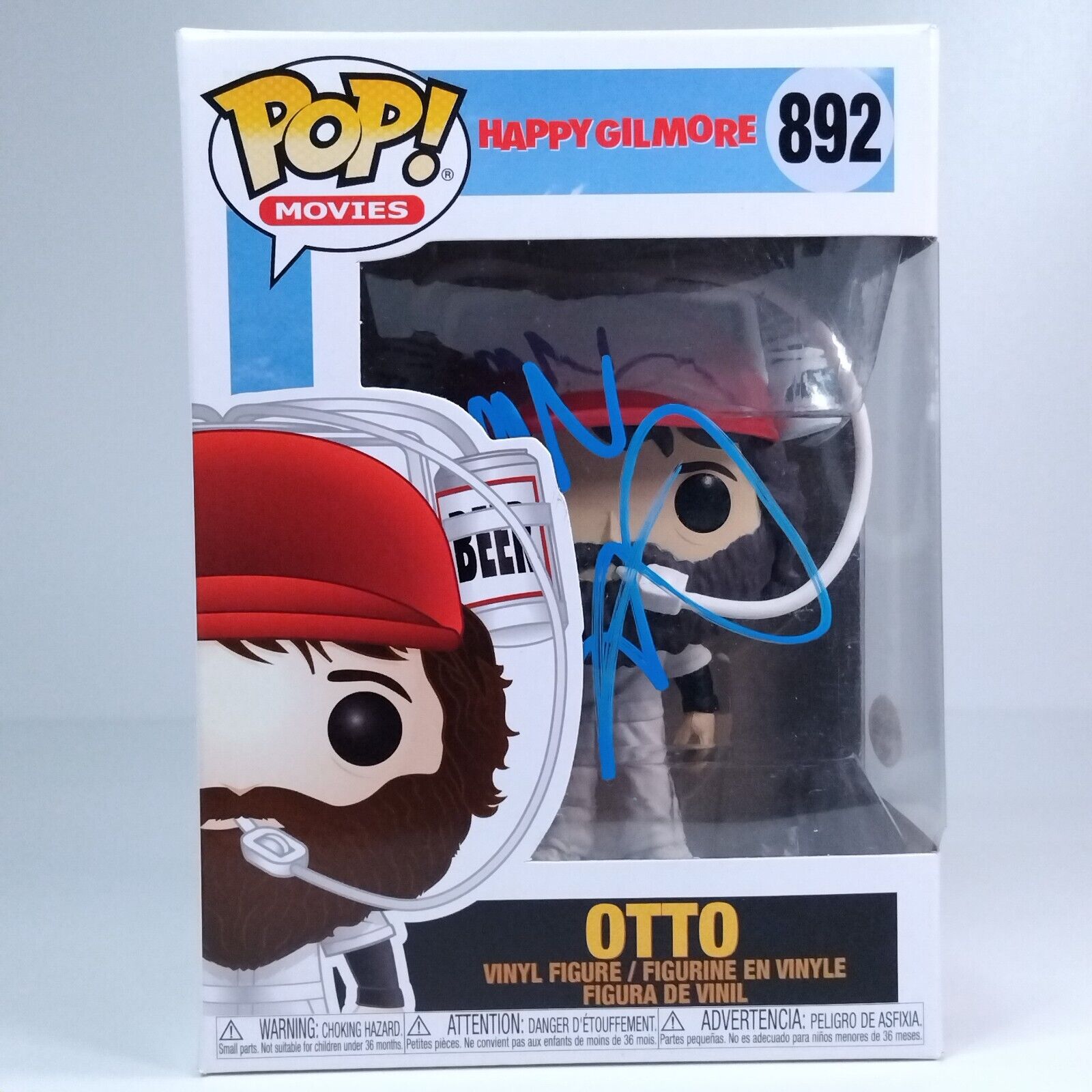 Funko Pop! Movies Happy Gilmore Otto Signed Allen Covert ACOA #892 WS