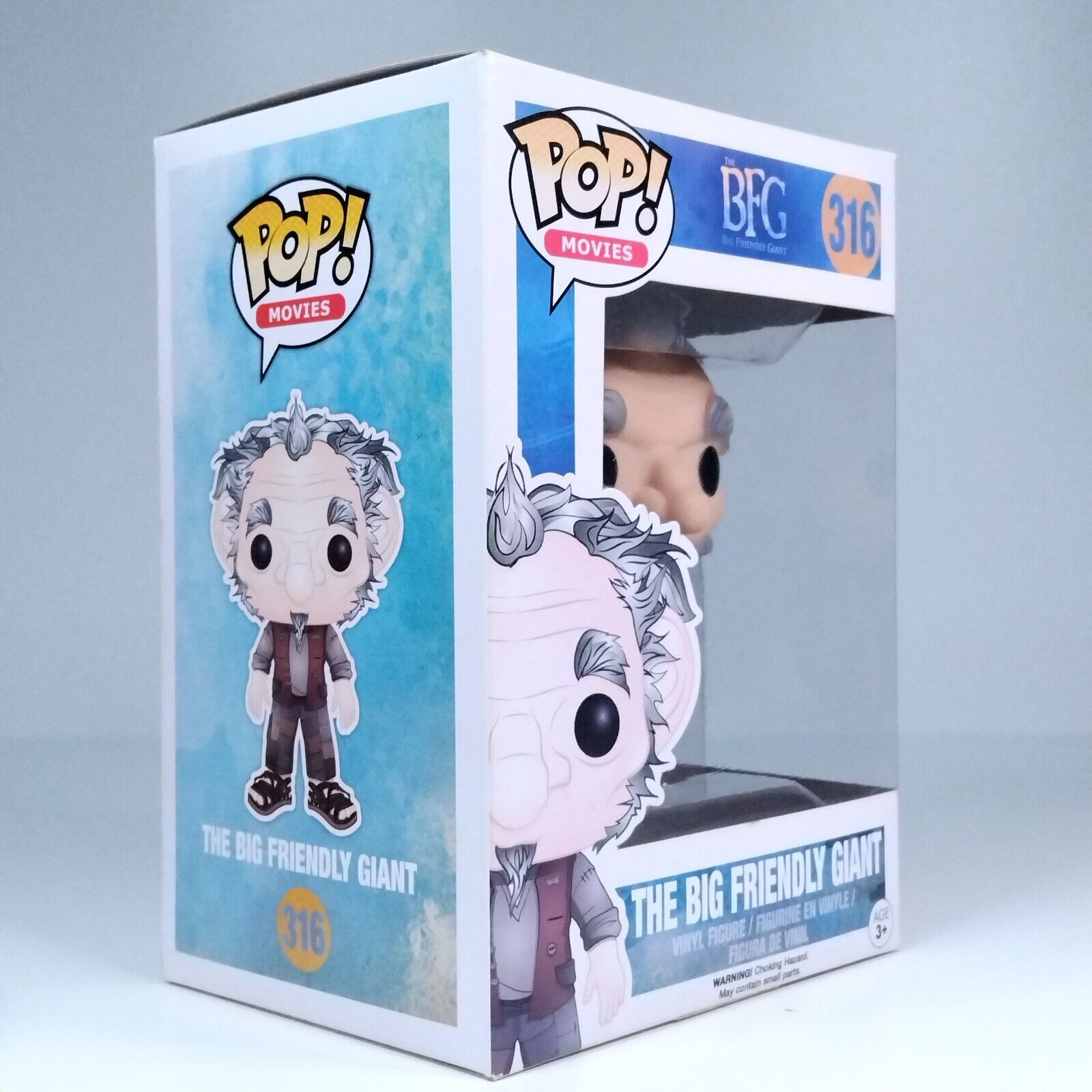 Funko Pop! Movies Books The BFG Big Friendly Giant #316 SLIGHTLY FADED BOX FRONT