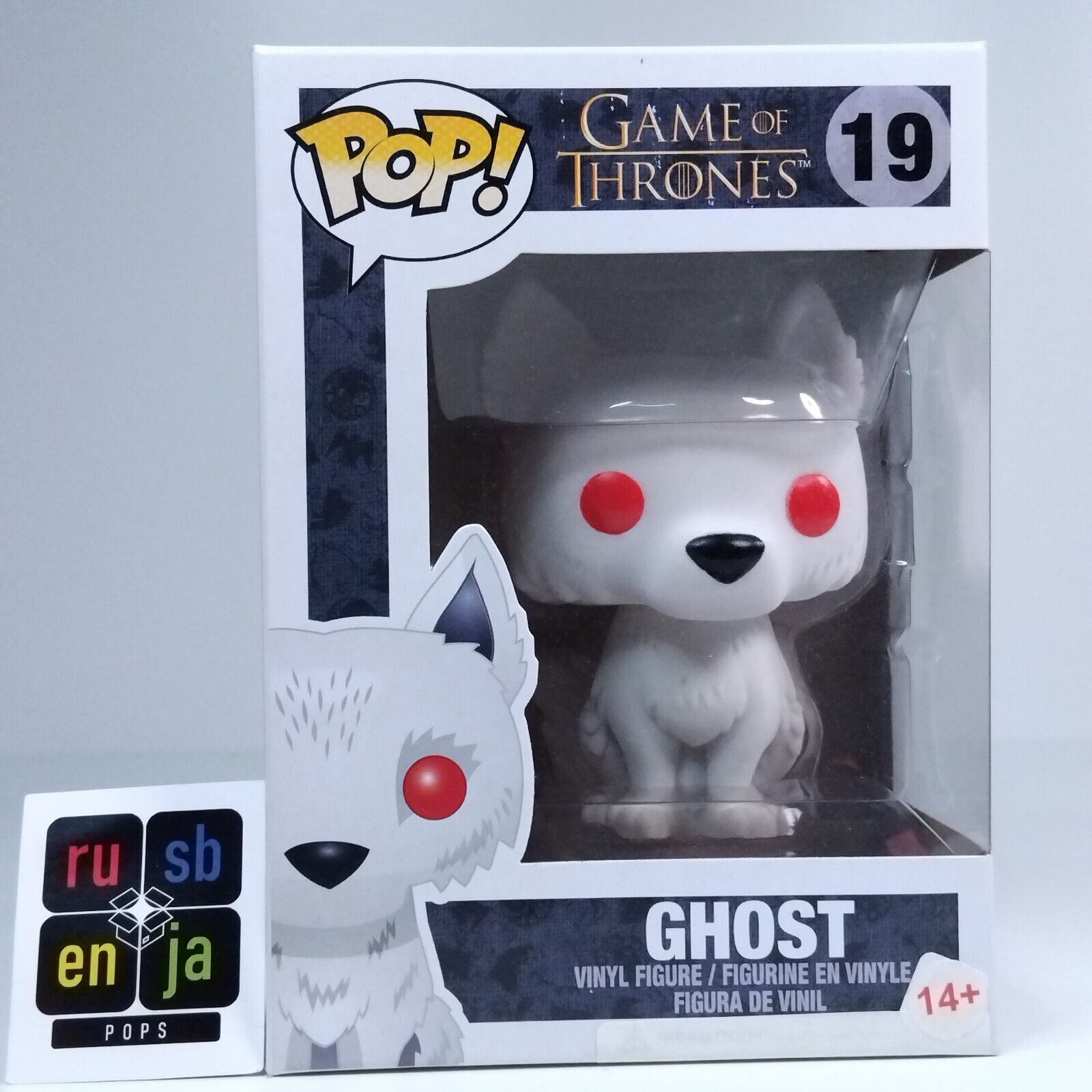 Funko Pop! TV Game of Thrones Ghost Flocked #19