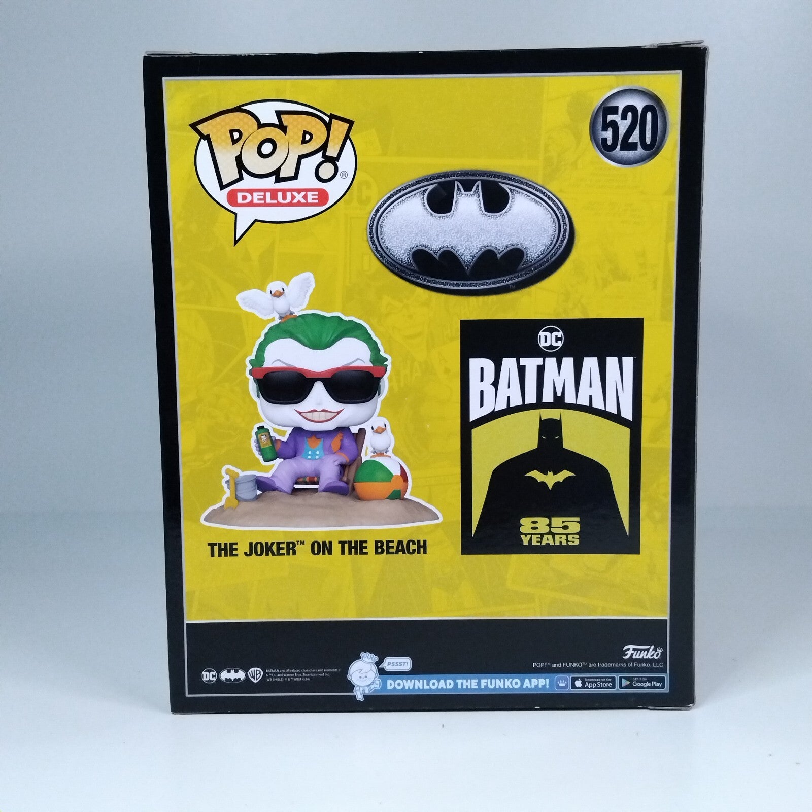 Funko Pop! DC Heroes 85 Years Batman 6" Inch The Joker on Beach #520