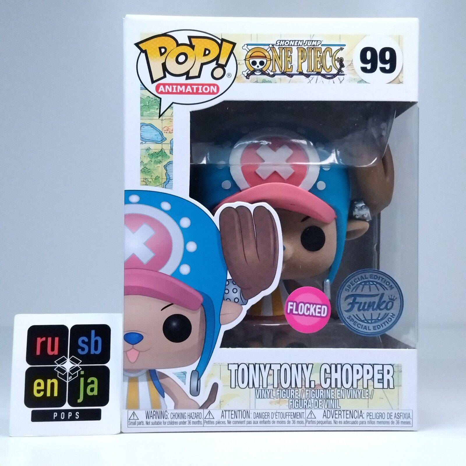Funko Pop! Anime One Piece TonyTony Chopper Flocked Special Edition #99