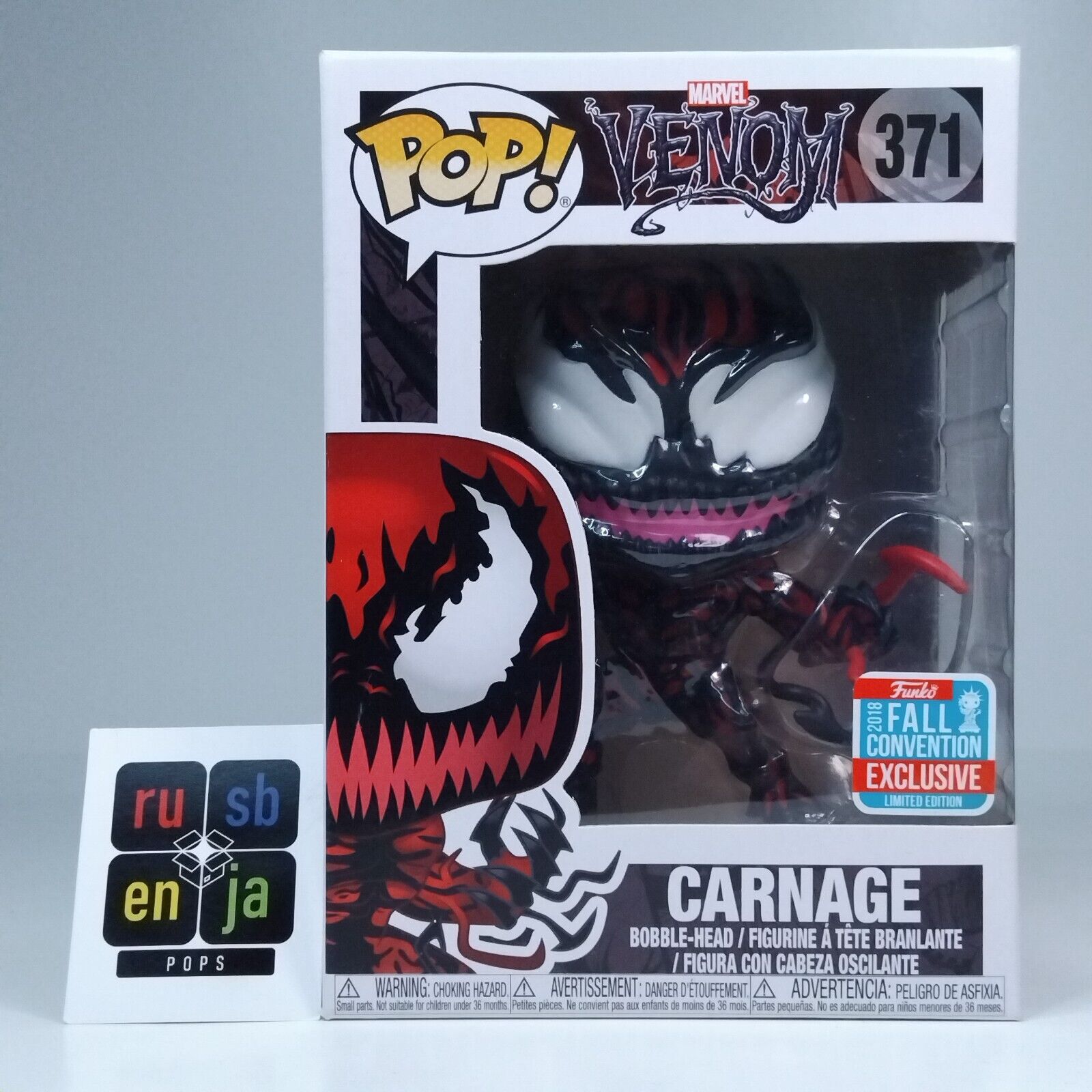 Funko Pop! Marvel Venom Carnage Exclusive #371