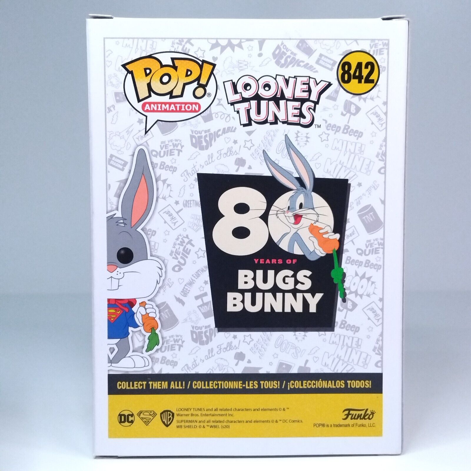 Funko Pop! Animation Bugs Bunny as Superman Special Edition #842