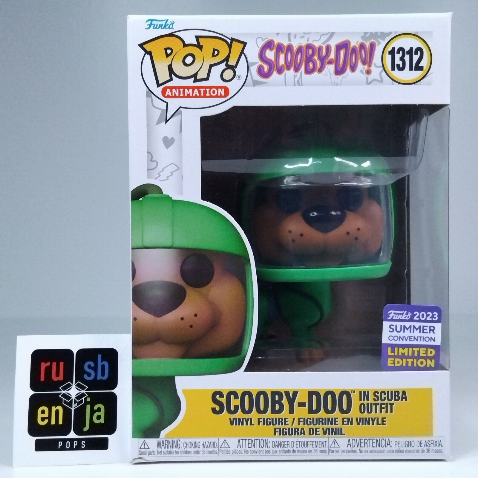 Funko Pop! Animation Scooby-Doo in Scuba Outfit Limited Edition #1312