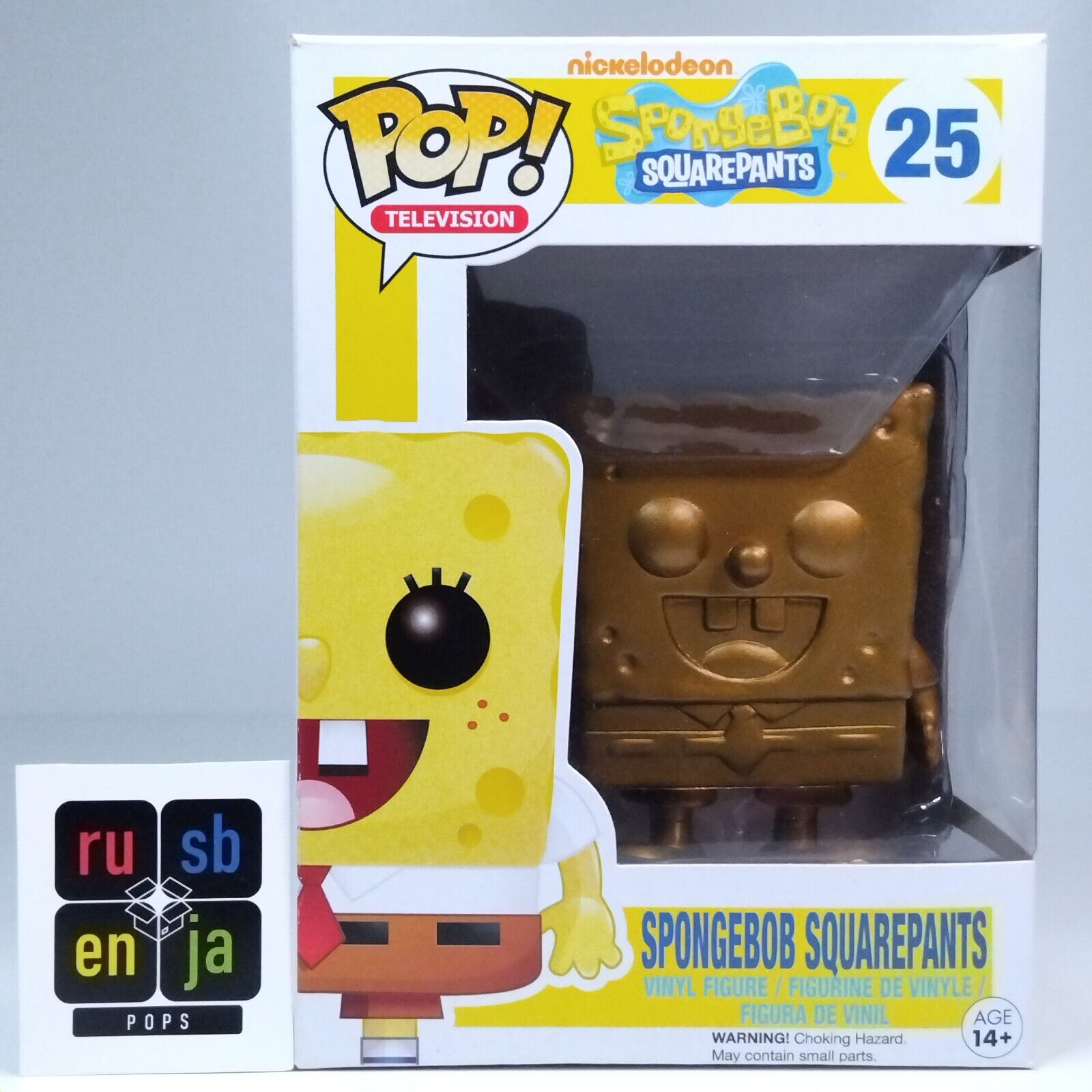 Funko Pop! Animation Spongebob Squarepants Gold #25