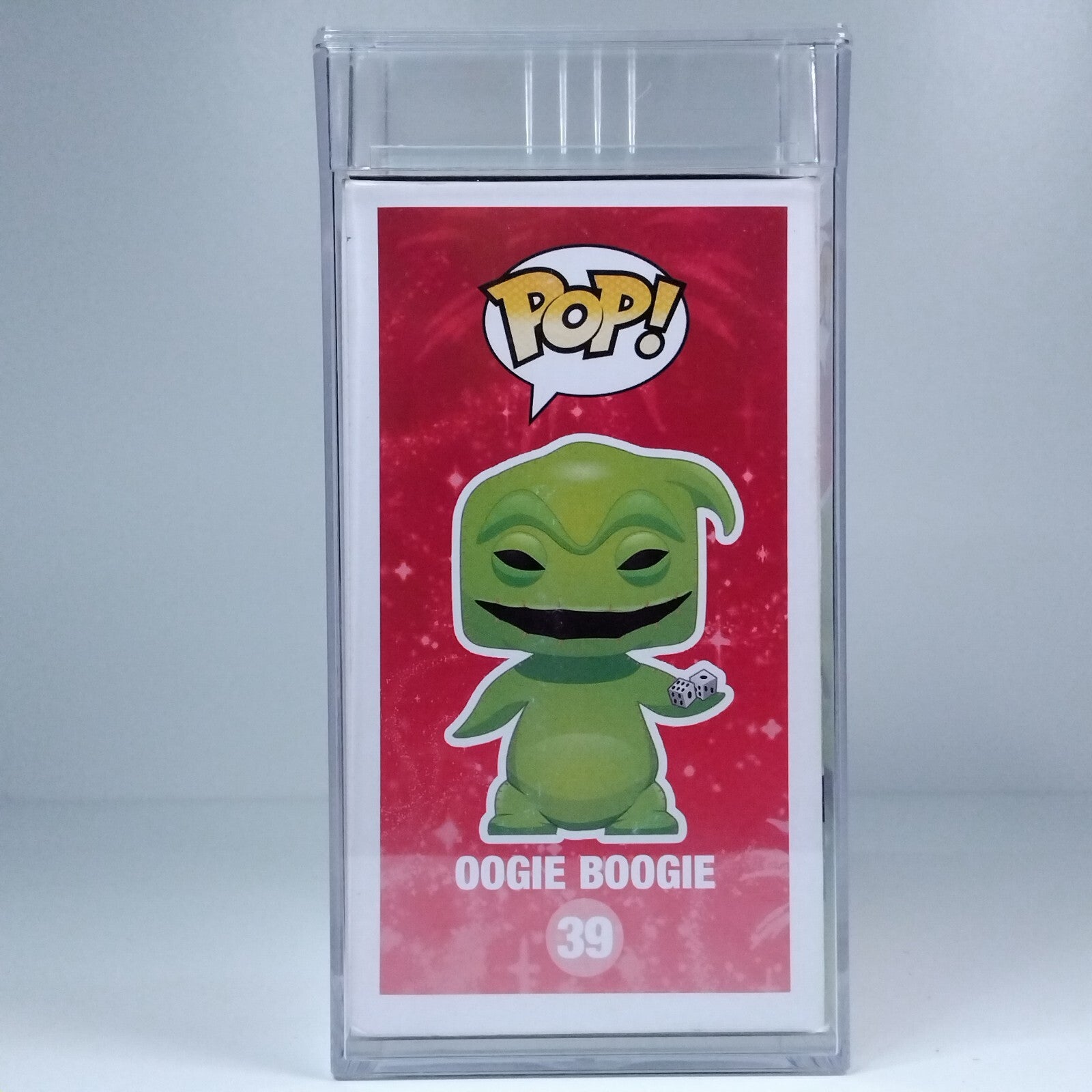 Funko Pop! Disney Oogie Boogie Glows 480 Pcs Signed Ken Page PSA Graded 8.5 #39