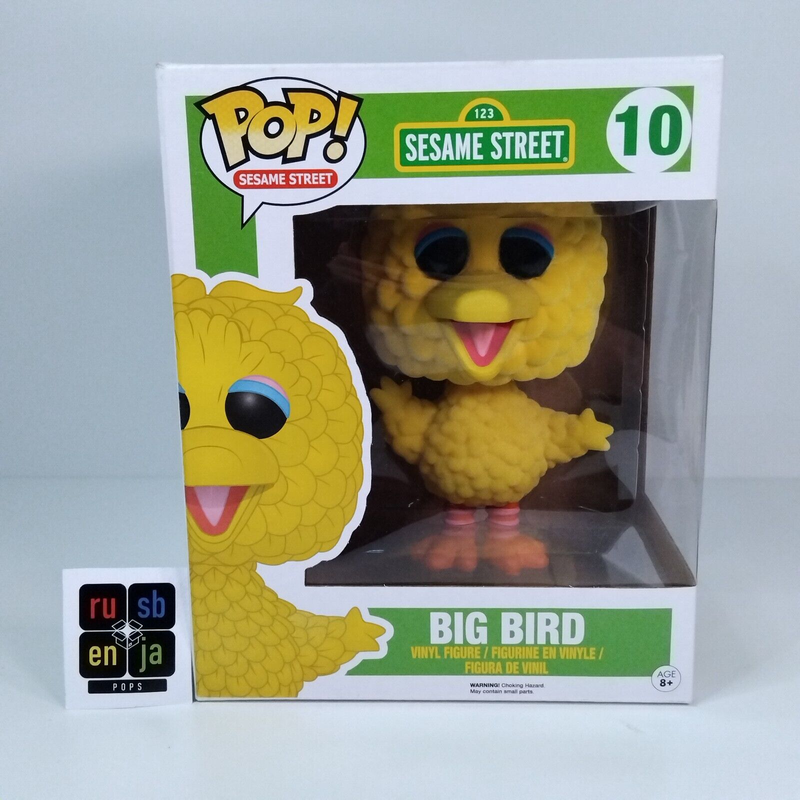 Funko Pop! Sesame Street Big Bird Flocked 6" Inch #10