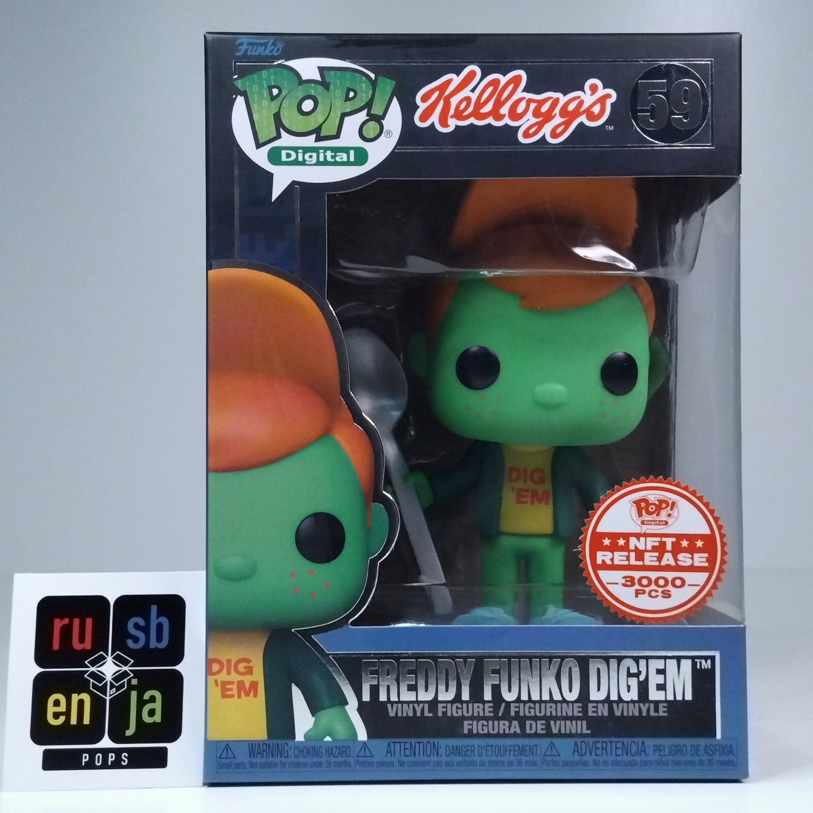 Funko Pop! Digital Ad Icons Kellogg's Freddy Funko Dig'em 3,000 Pc #59