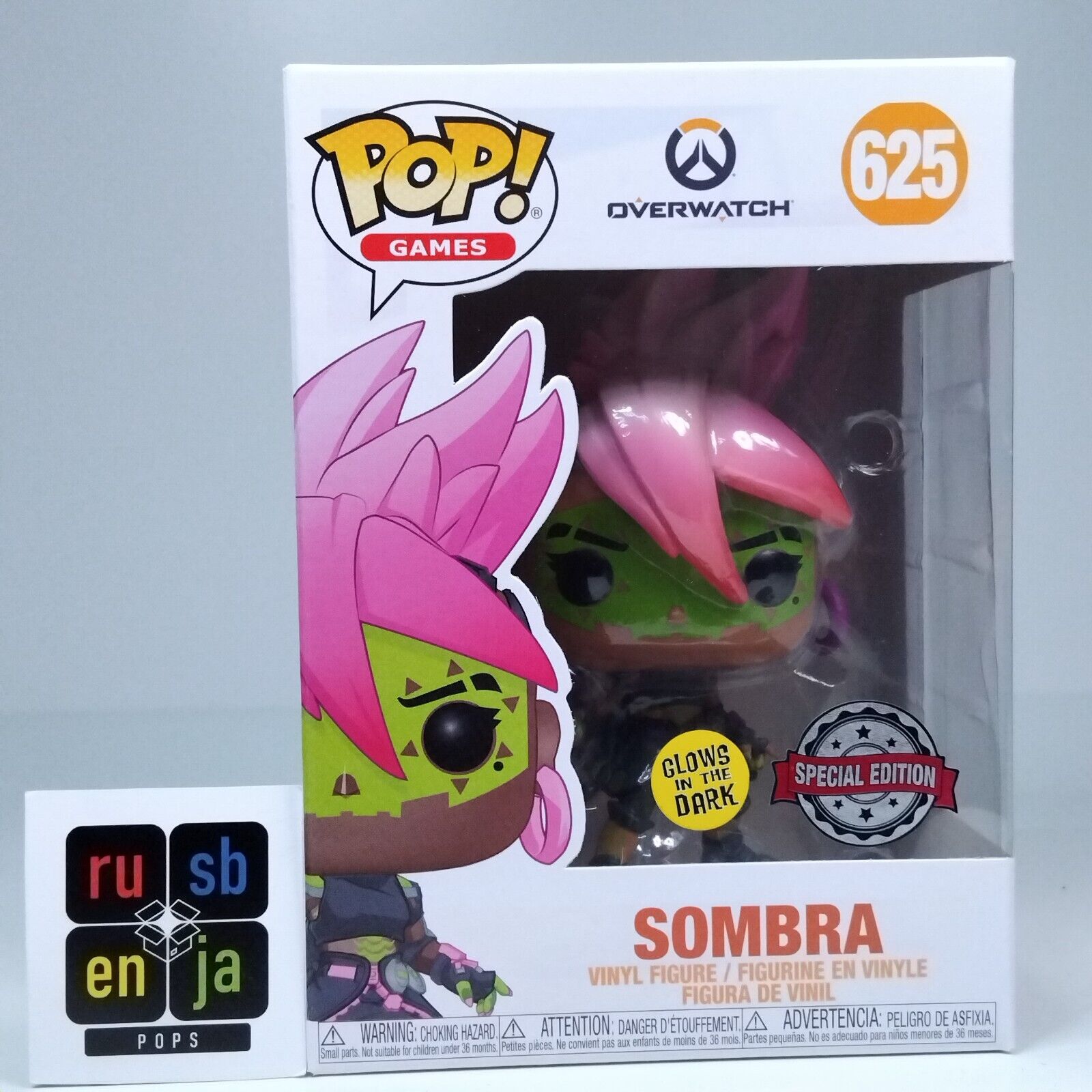 Funko Pop! Games Overwatch Sombra Glows in Dark Special Edition #625