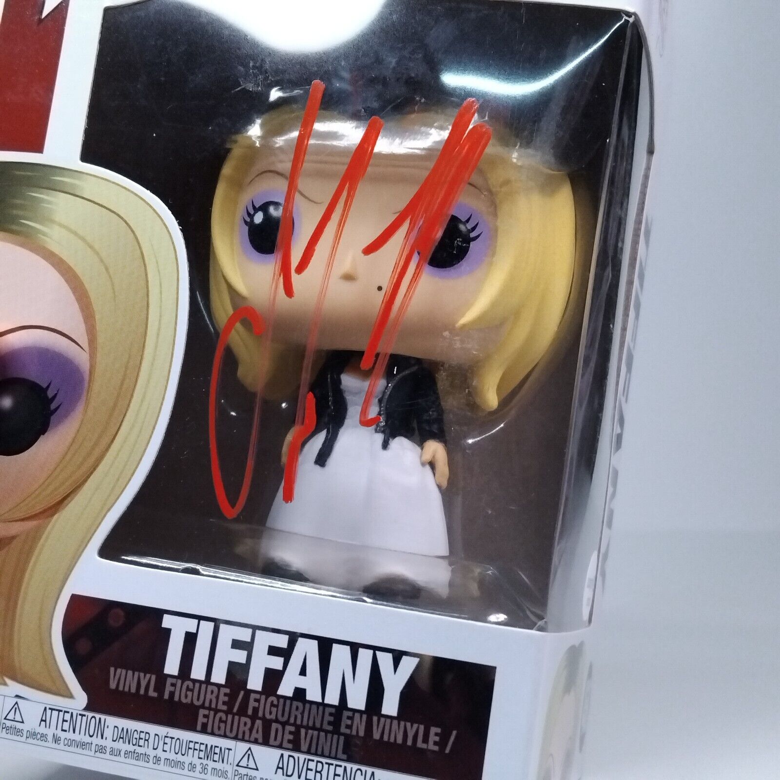 Funko Pop! Movies Horror Chucky Tiffany Signed Jennifer Tilly COA #468