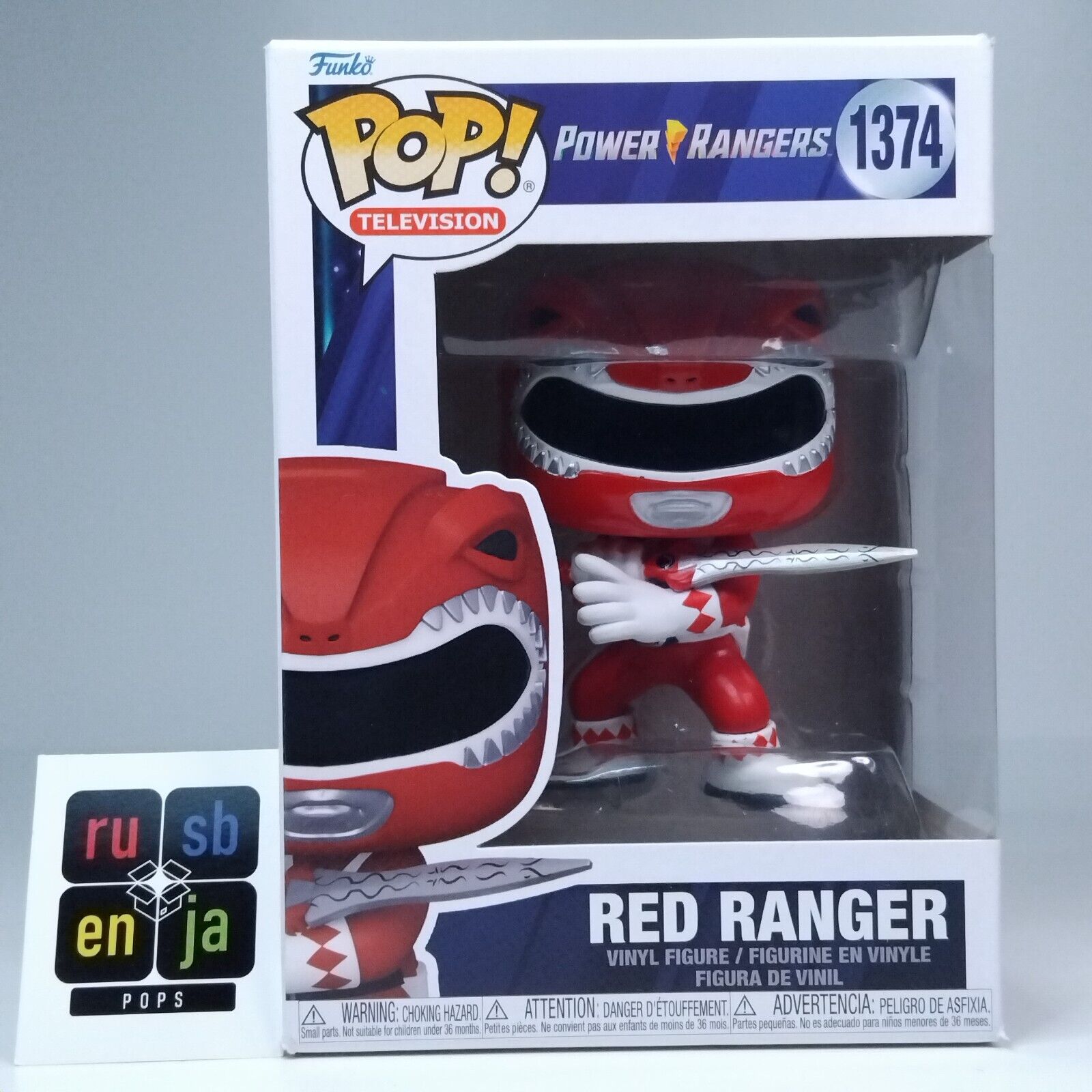 Funko Pop! TV Retro Power Rangers Red Ranger #1374