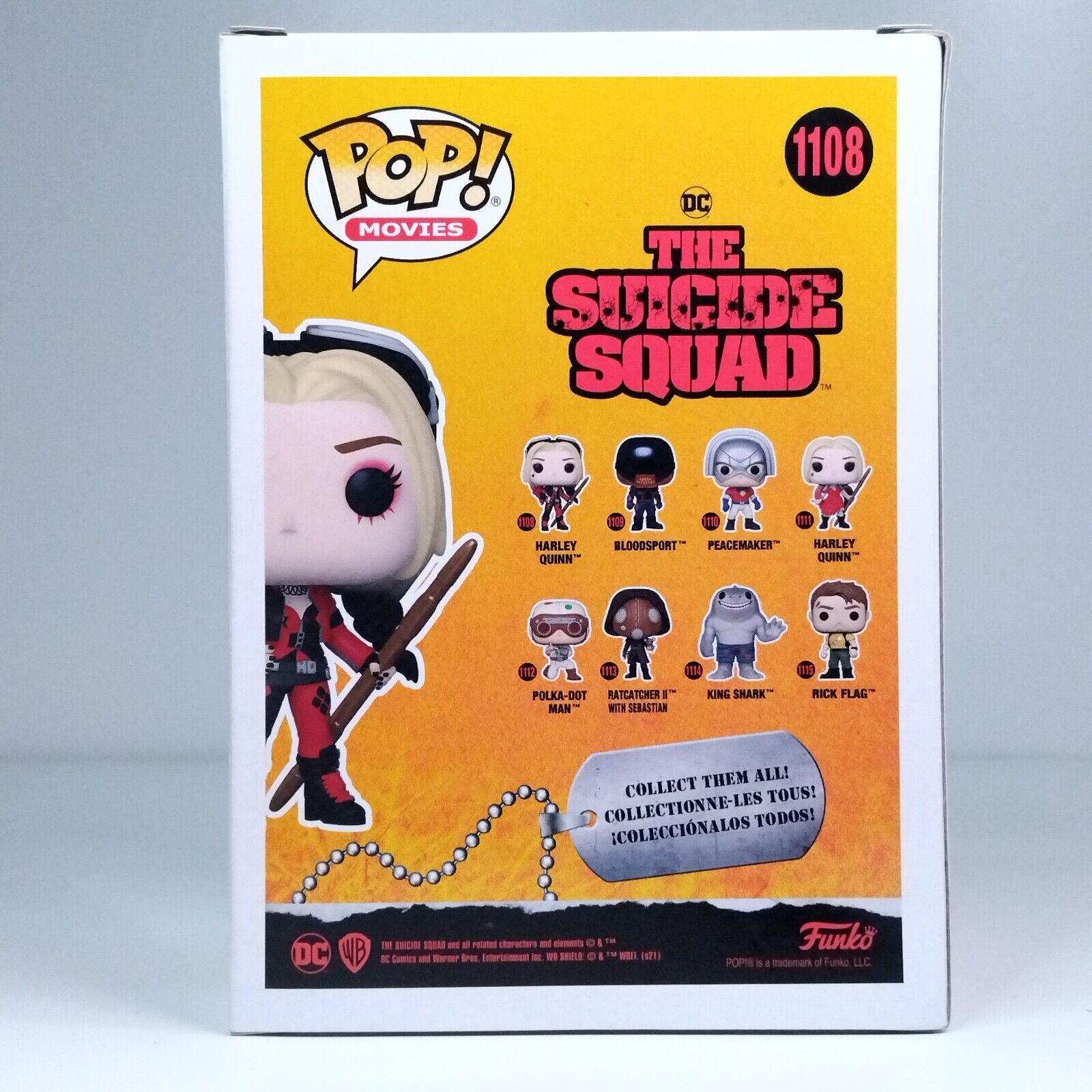 Funko Pop! DC Heroes The Suicide Squad Harley Quinn #1108