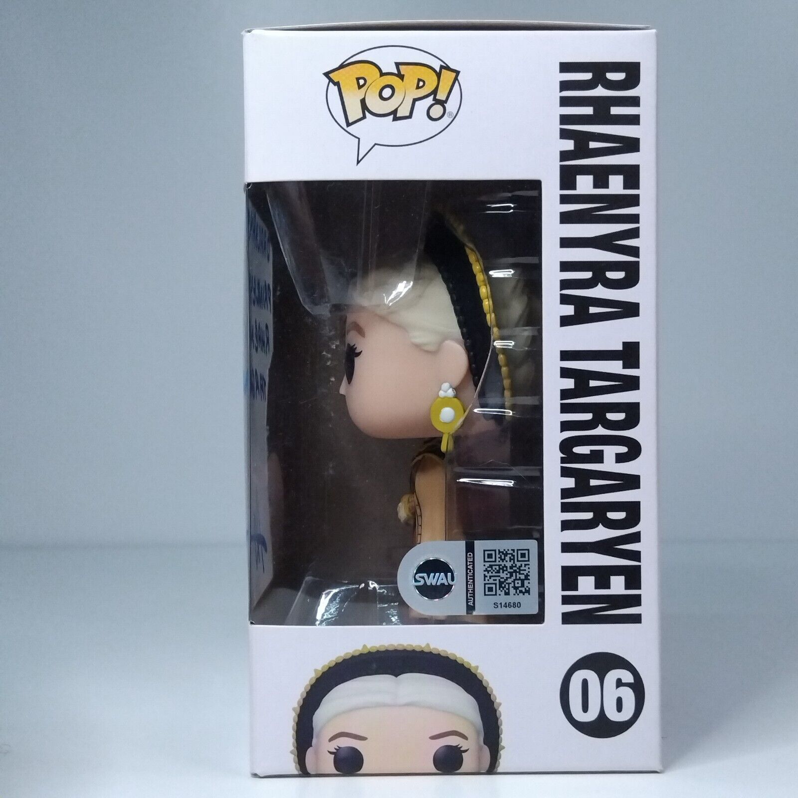 Funko Pop! TV House of Dragon Rhaenyra Targaryen Signed Milly Alcock COA #06