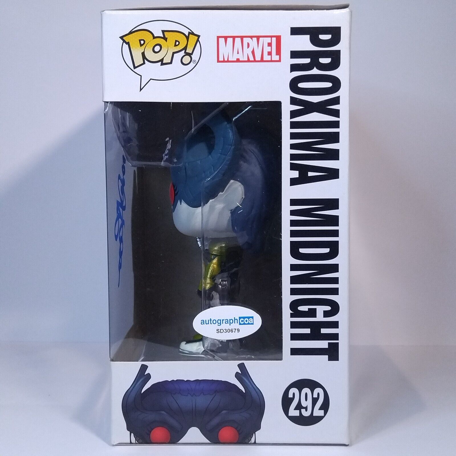 Funko Pop! Marvel Avengers Proxima Midnight Signed Carrie Coon COA #292 WS