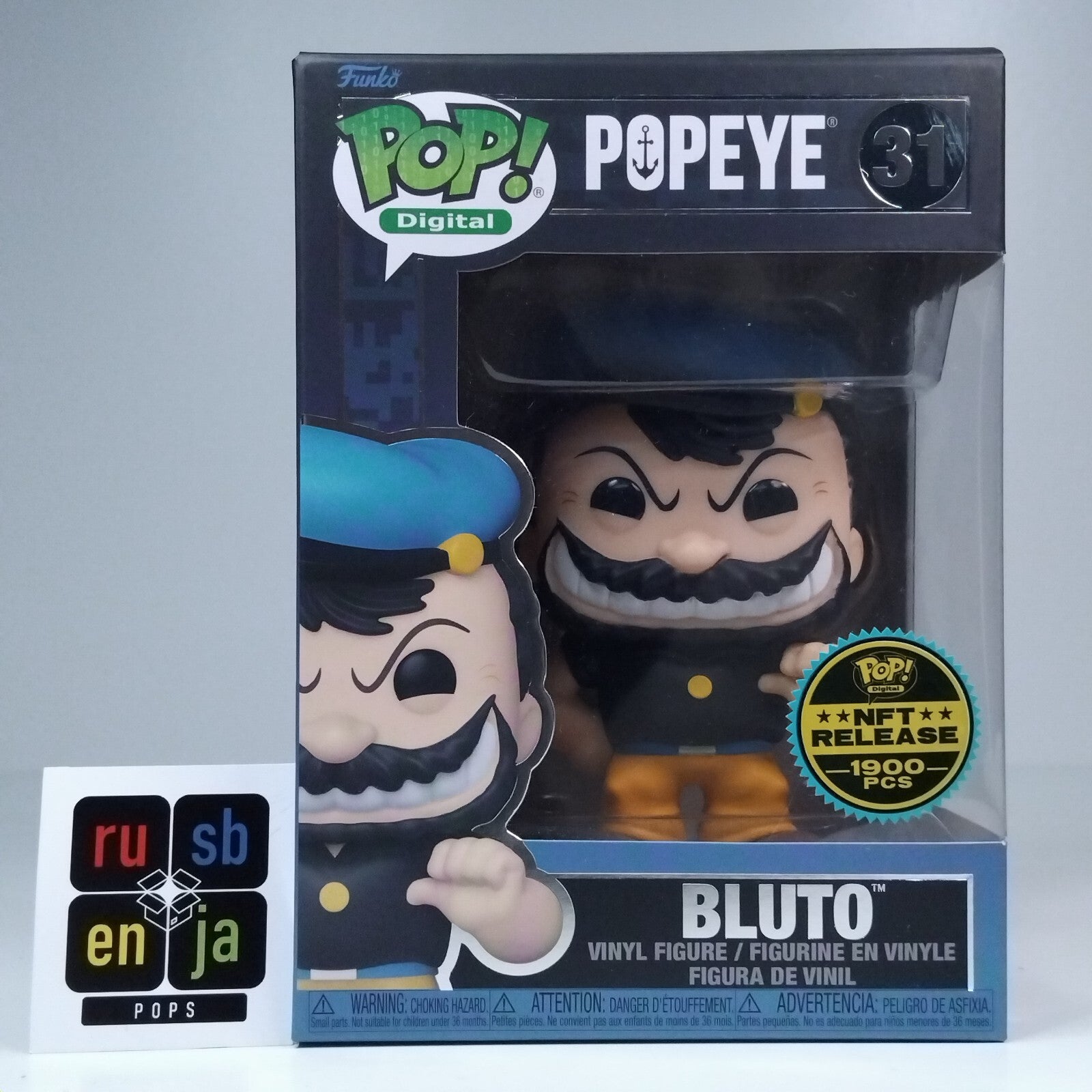 Funko Pop! Digital Animation Popeye Bluto 1,900 Pc #31