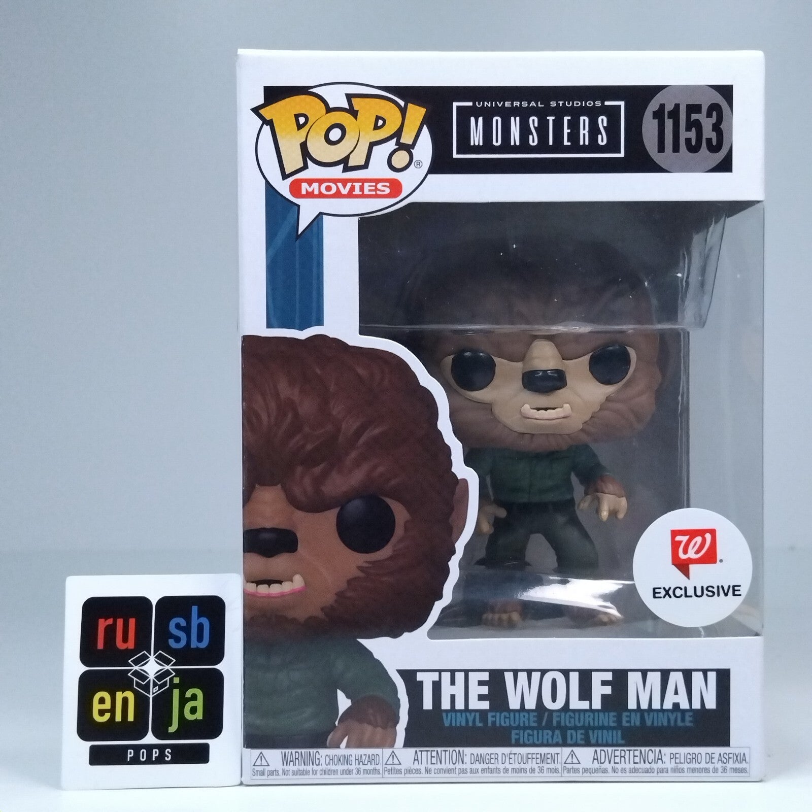 Funko Pop! Movies Universal Studios Monsters The Wolf Man Exclusive #1153