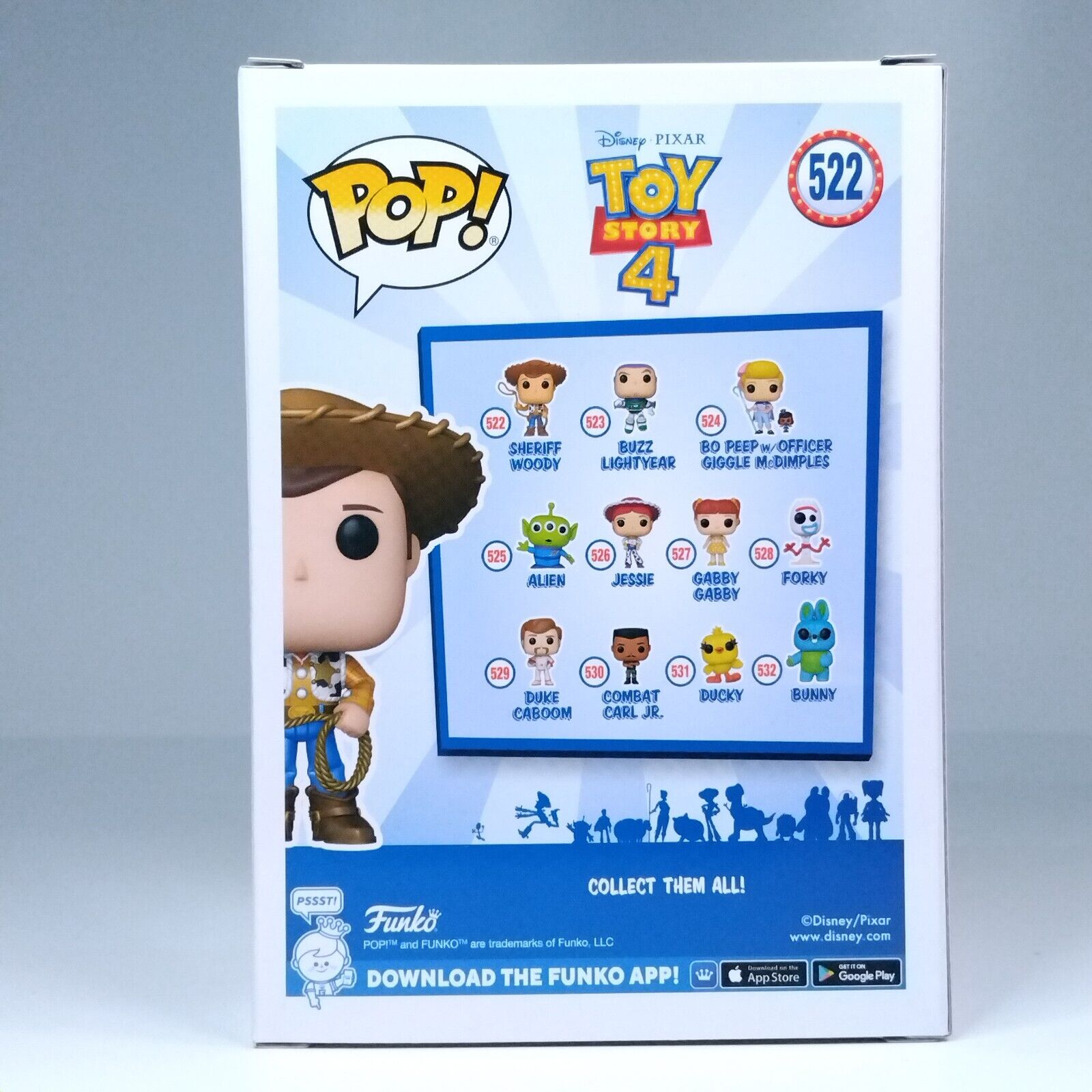 Funko Pop! Disney Toy Story 4 Metallic Sherriff Woody Special Edition #522