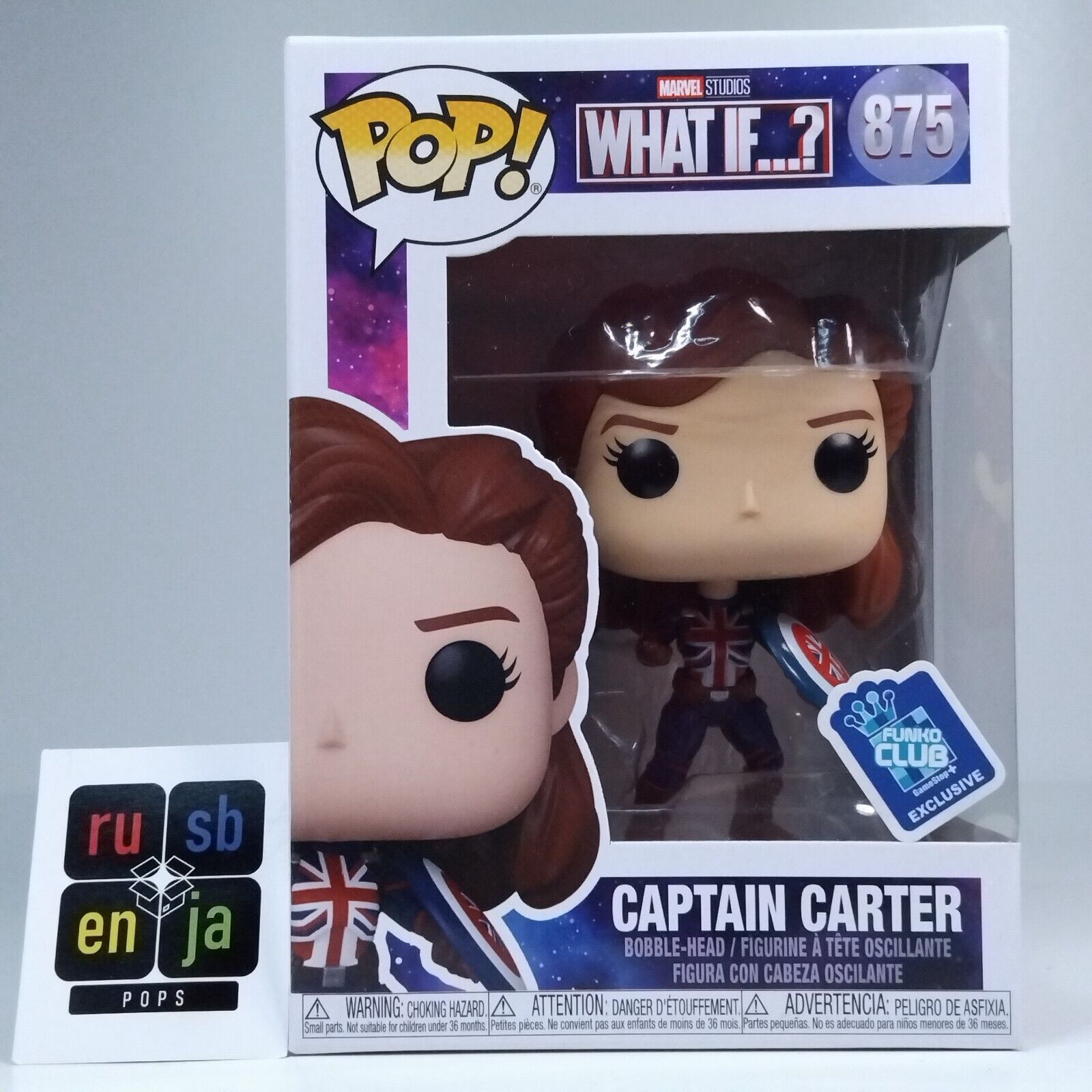 Funko Pop! Marvel What If Captain Carter Insider Club Exclusive #875