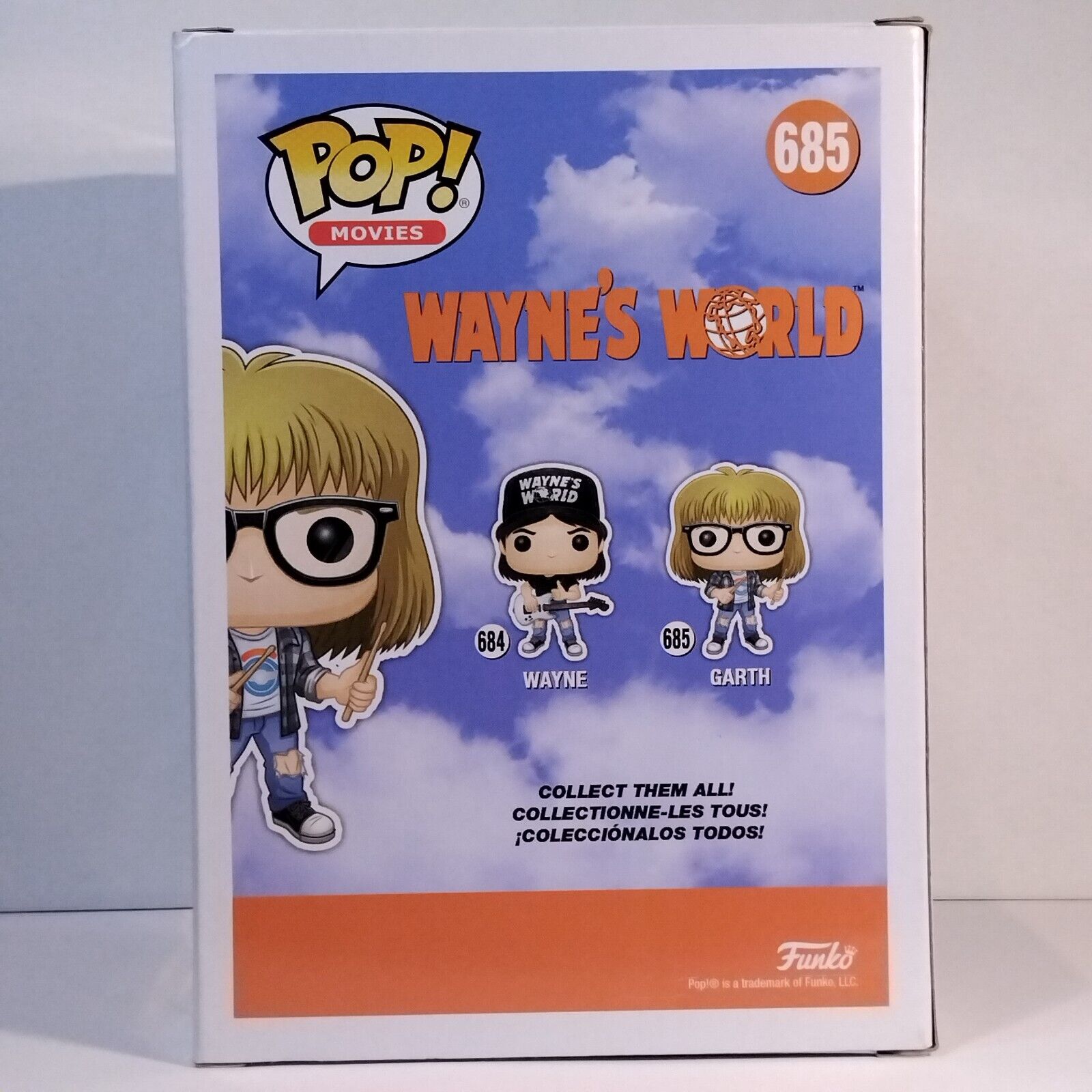 Funko Pop! Movies Wayne's World Garth Signed Dana Carvey COA #685 WS