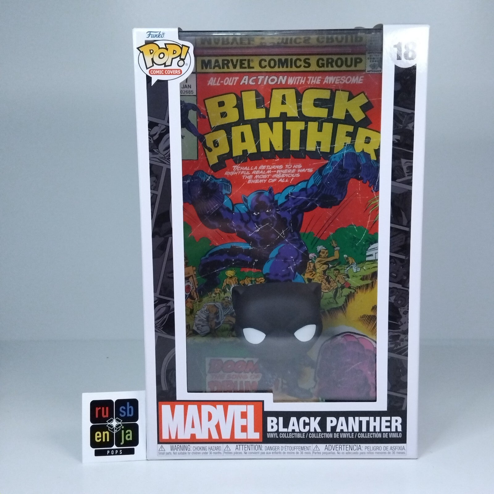 Funko Pop! Marvel Comic Covers Black Panther #18