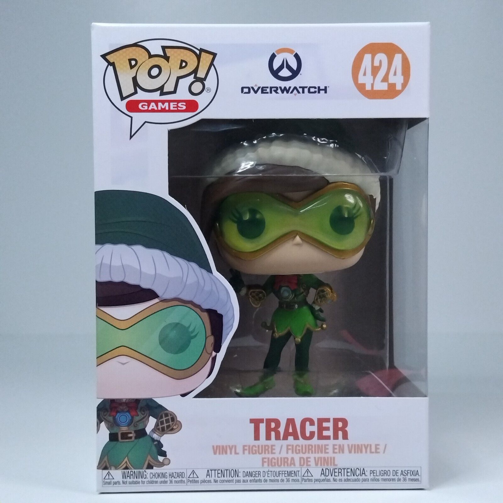 Funko Pop! Games Overwatch Tracer Green #424