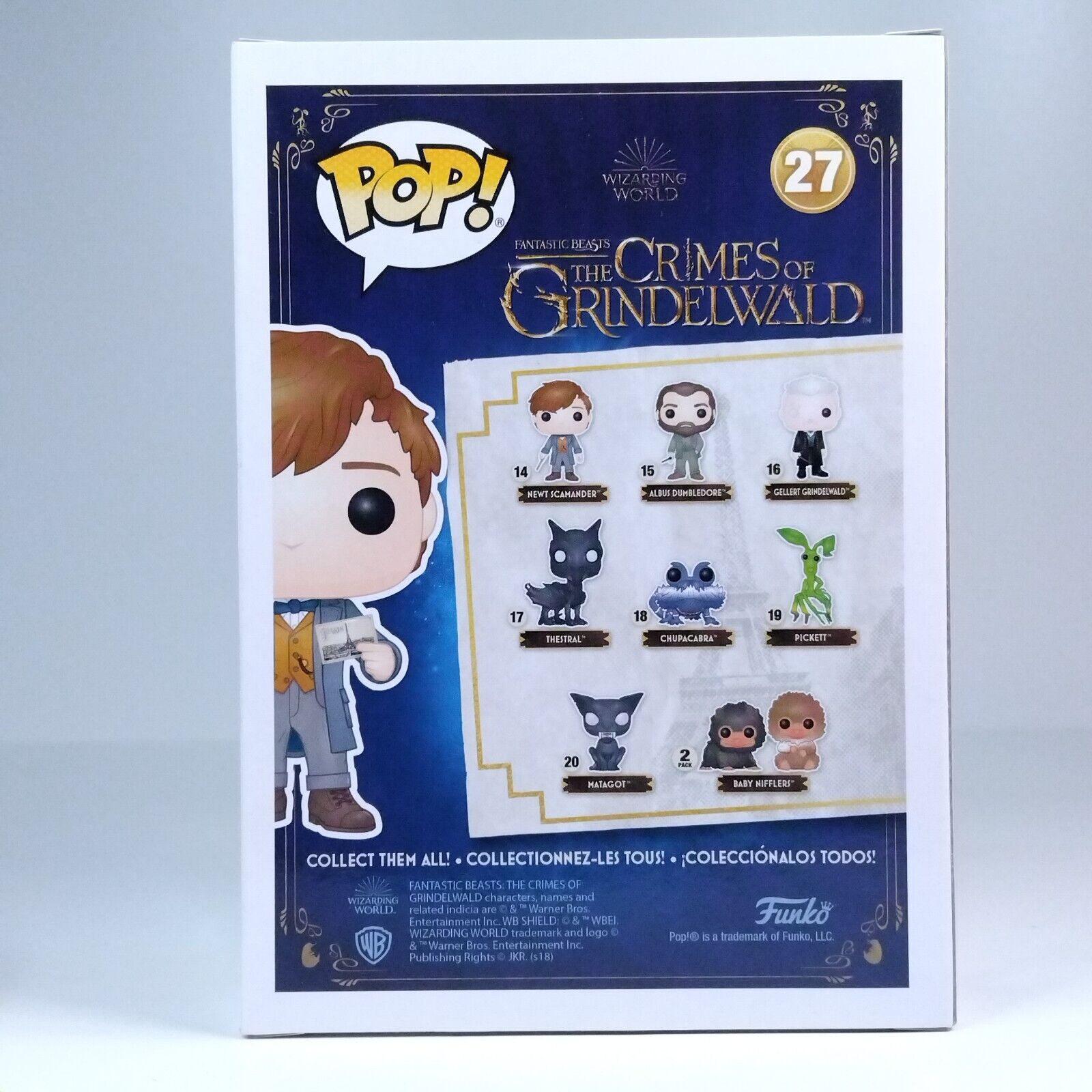 Funko Pop! Harry Potter Fantastic Beasts Newt Scamander #27