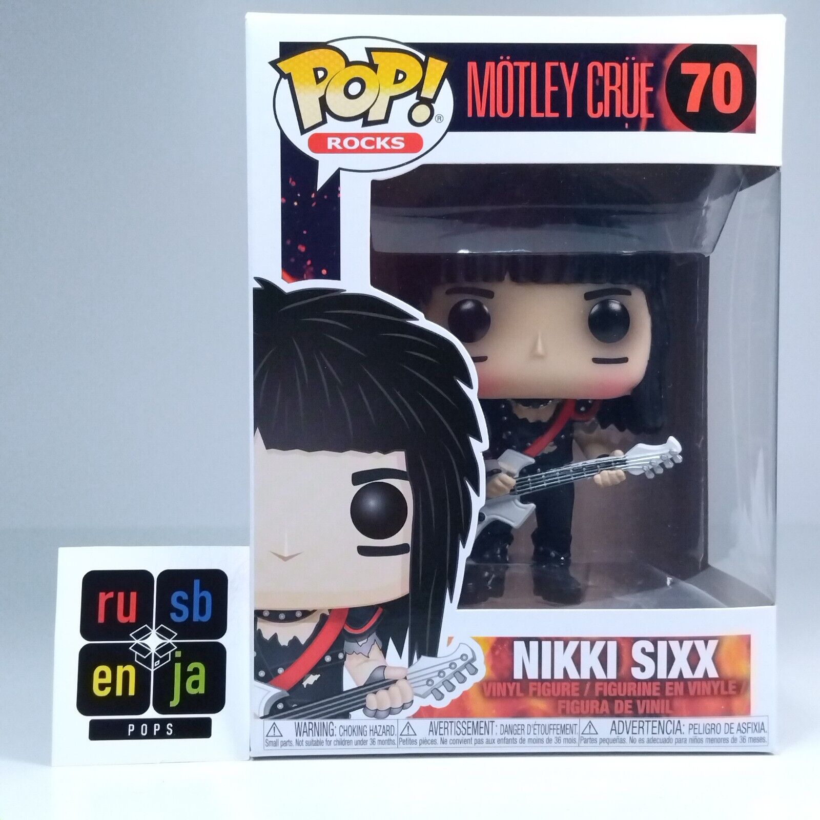 Funko Pop! Rocks Music Motley Crue Nikki Sixx #70