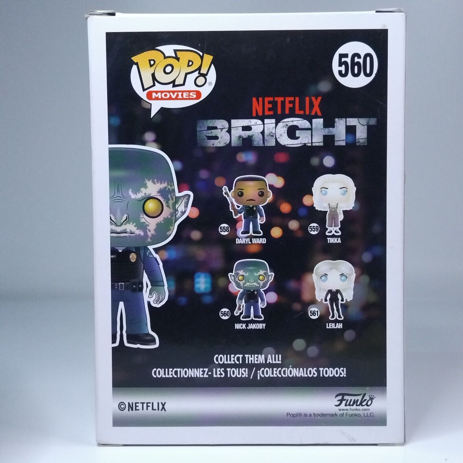 Funko Pop! Movies Bright Nick Jakoby Signed Joel Edgerton COA #560 WS