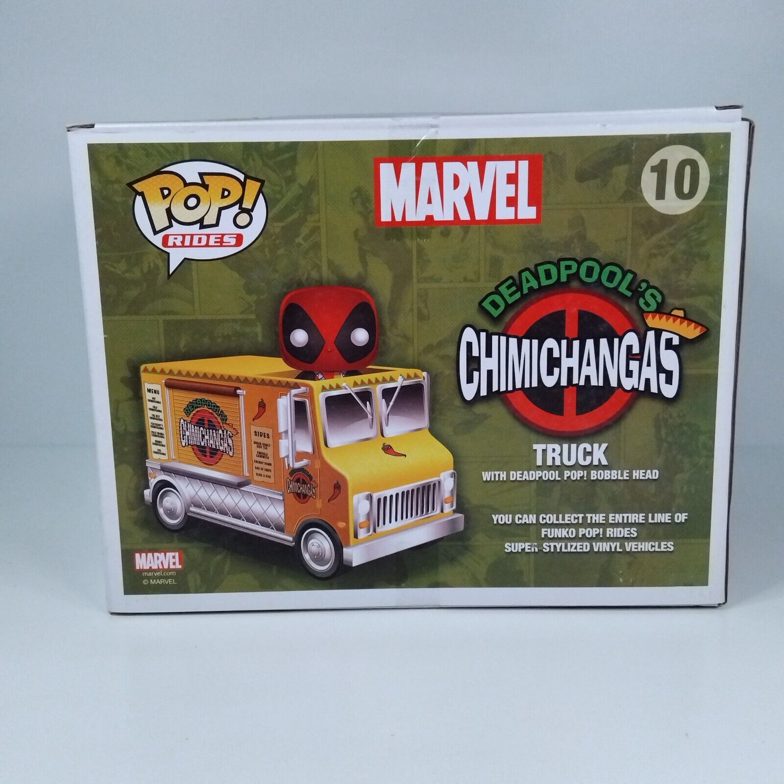 Funko Pop! Marvel Rides Deadpool's Chimichanga Truck Yellow #10