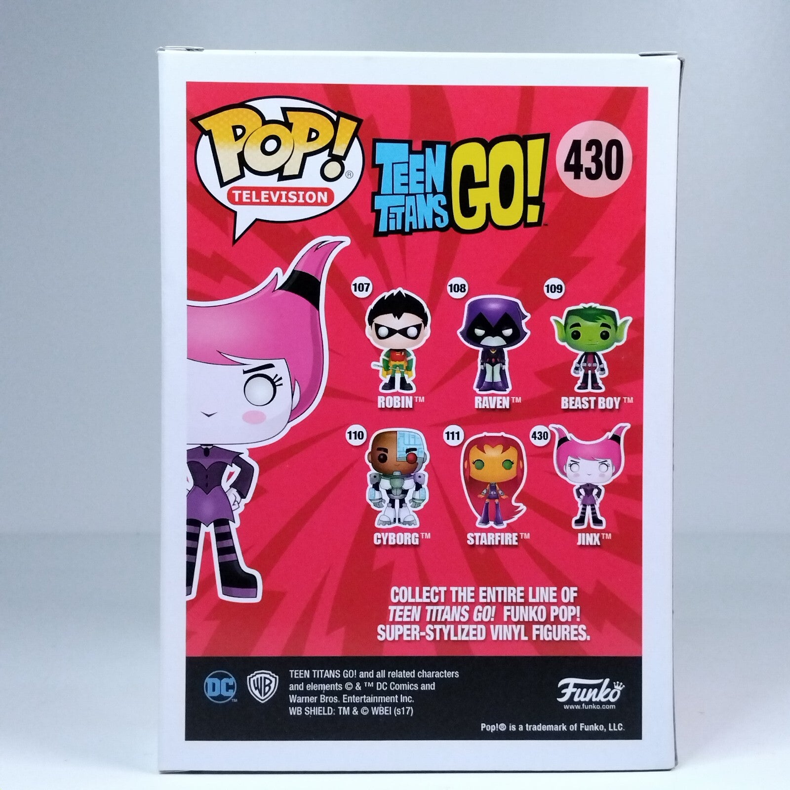 Funko Pop! DC Heroes Titans Jinx Signed Lisa Ambalavanar #430 WS