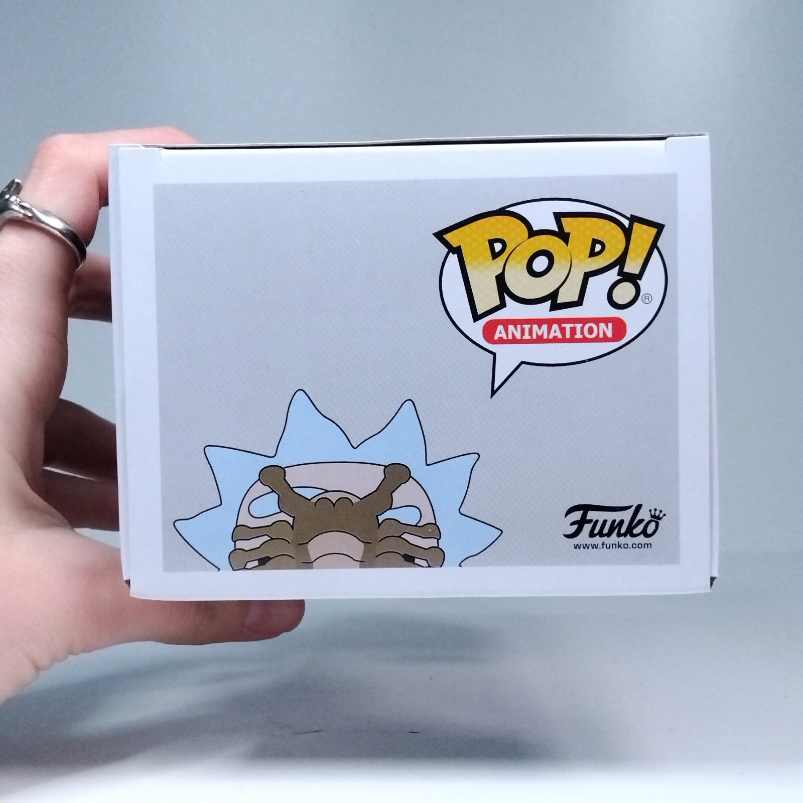 Funko Pop! Animation Rick and Morty - Rick Facehugger Gamestop Exclusive #343
