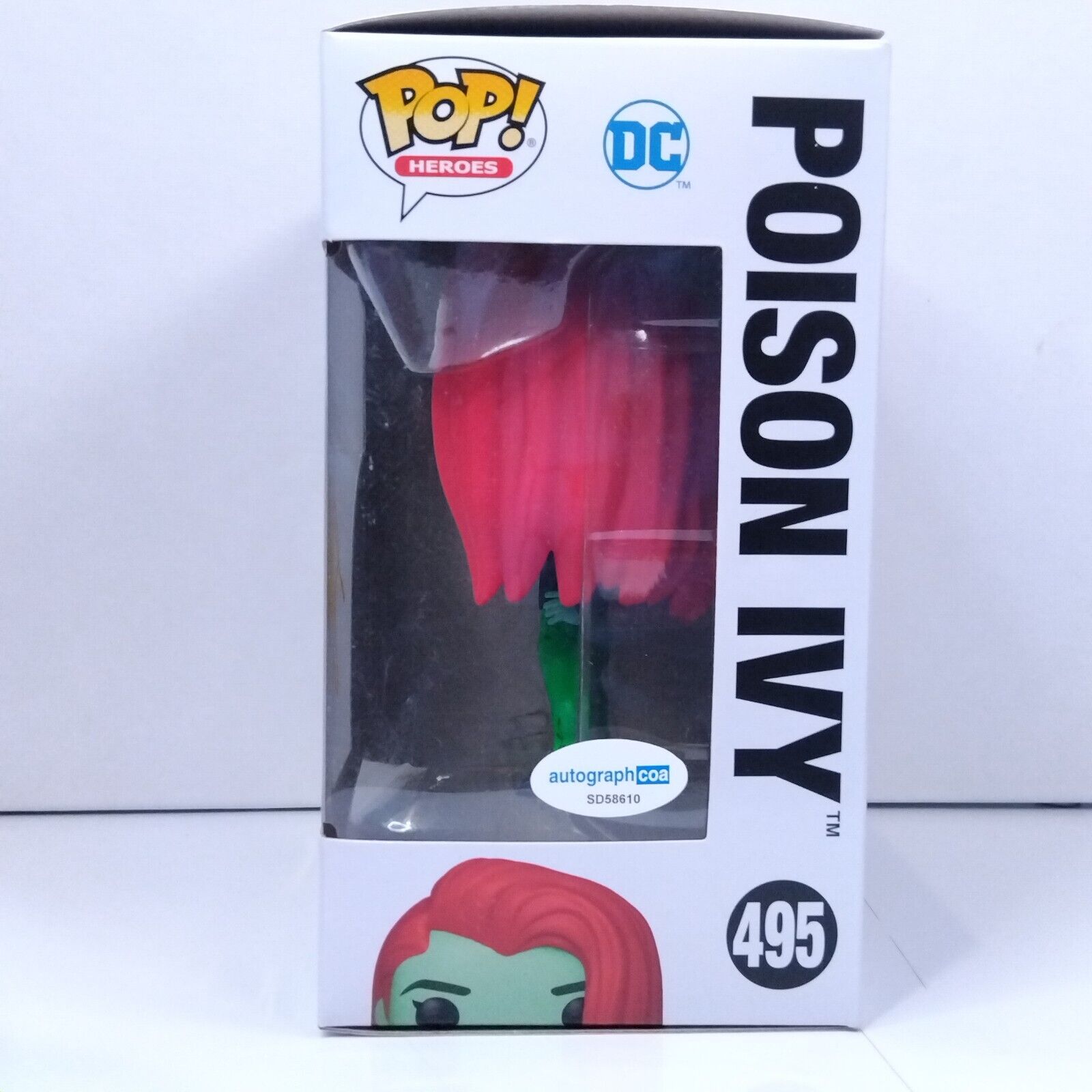 Funko Pop! DC Heroes Harley Quinn Poison Ivy Signed Lake Bell COA #495 WS