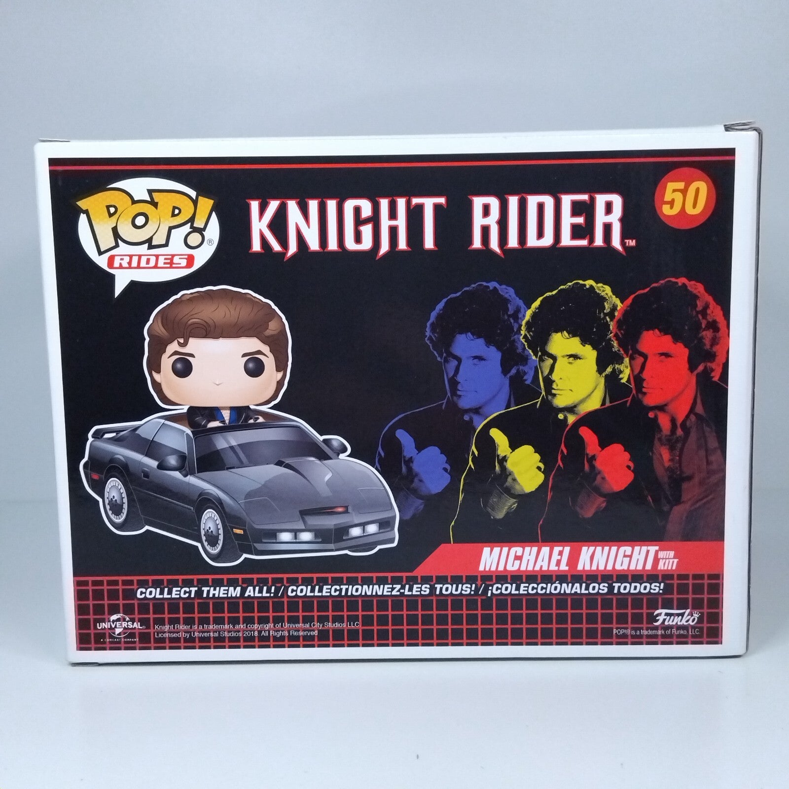 Funko Pop! Movies Rides Knight Rider Michael Knight with Kitt #50