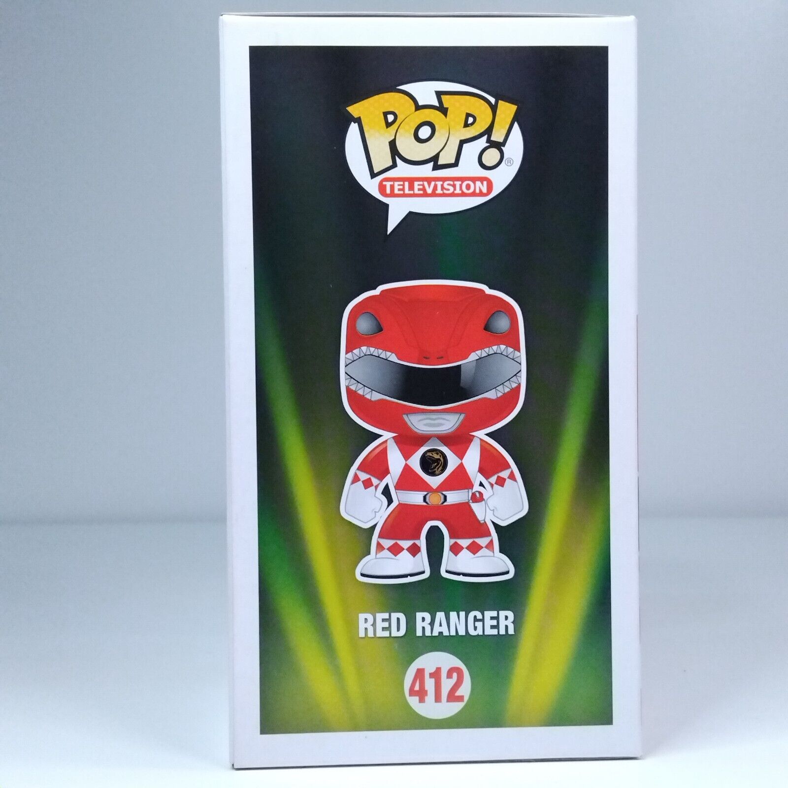 Funko Pop! TV Power Rangers Red Ranger Signed Austin St. John 7BAP COA #412