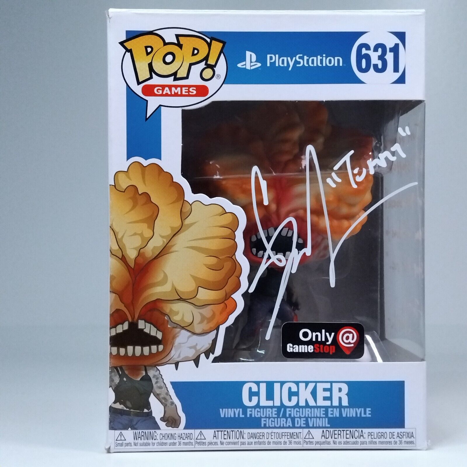 Funko Pop! Games The Last of Us Clicker Signed Gabriel Luna COA #631