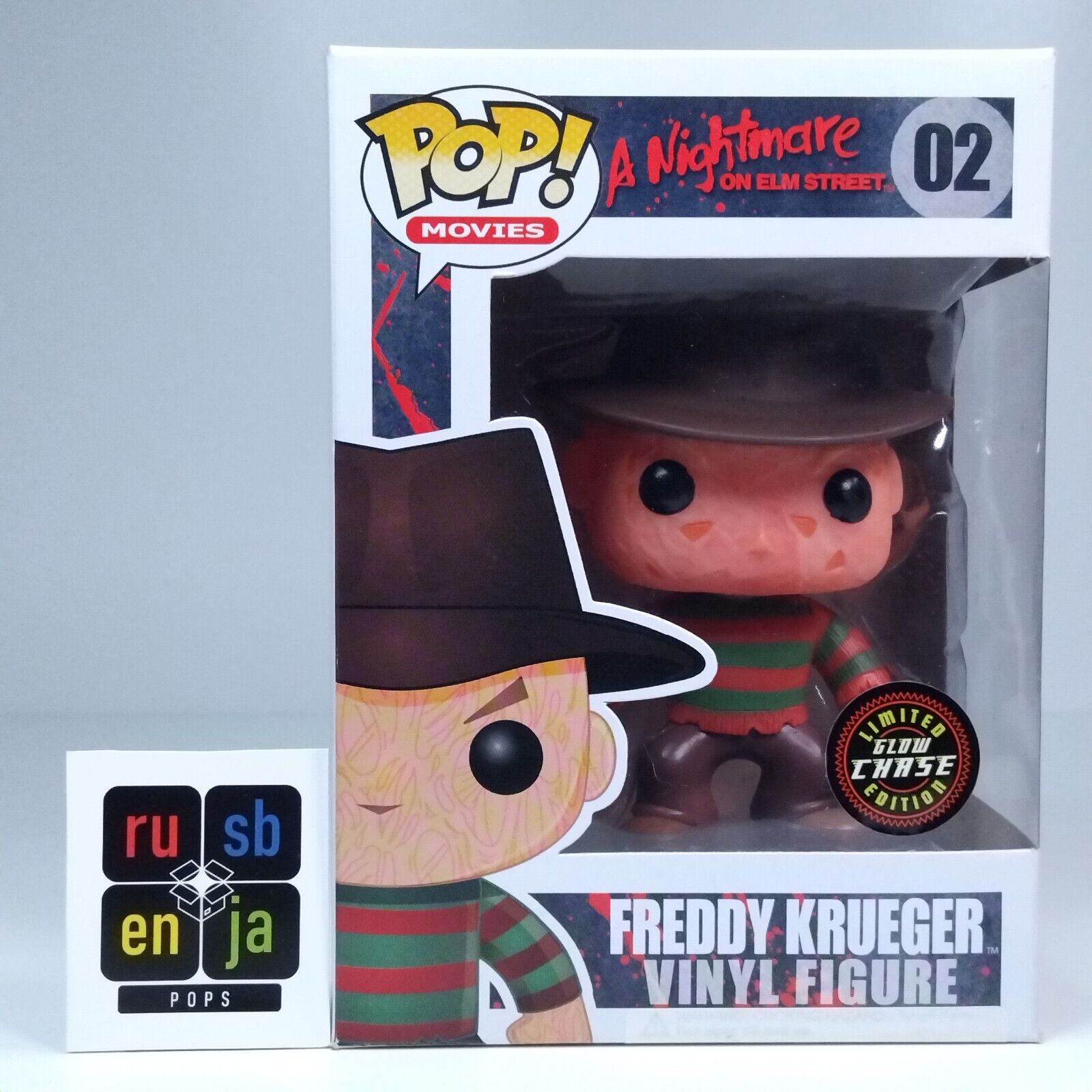 Funko Pop! Movies Horror Nightmare Elm Street Freddy Krueger Glow Chase #02