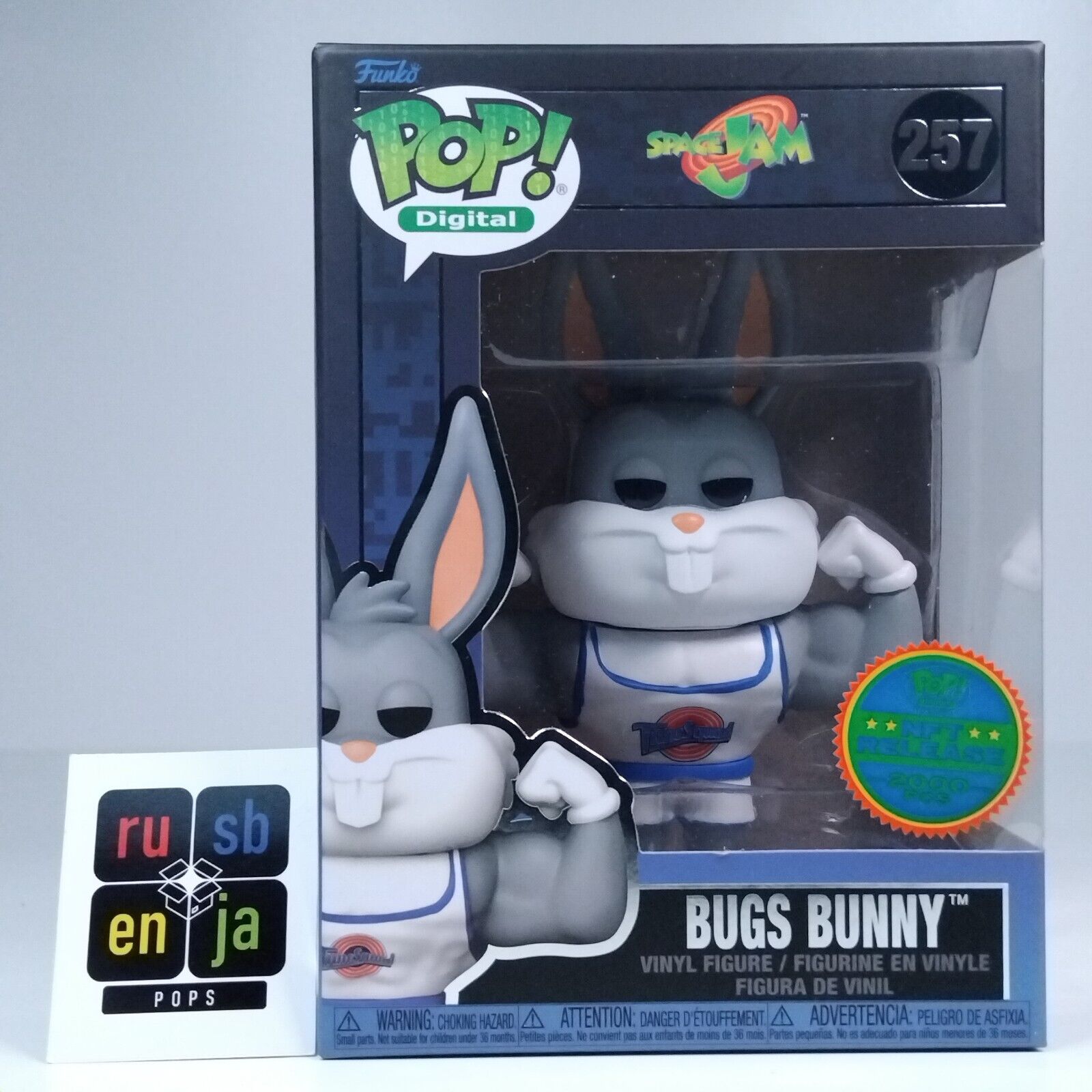 Funko Pop! Digital Animation Space Jam Bugs Bunny 2,000 Pcs #257