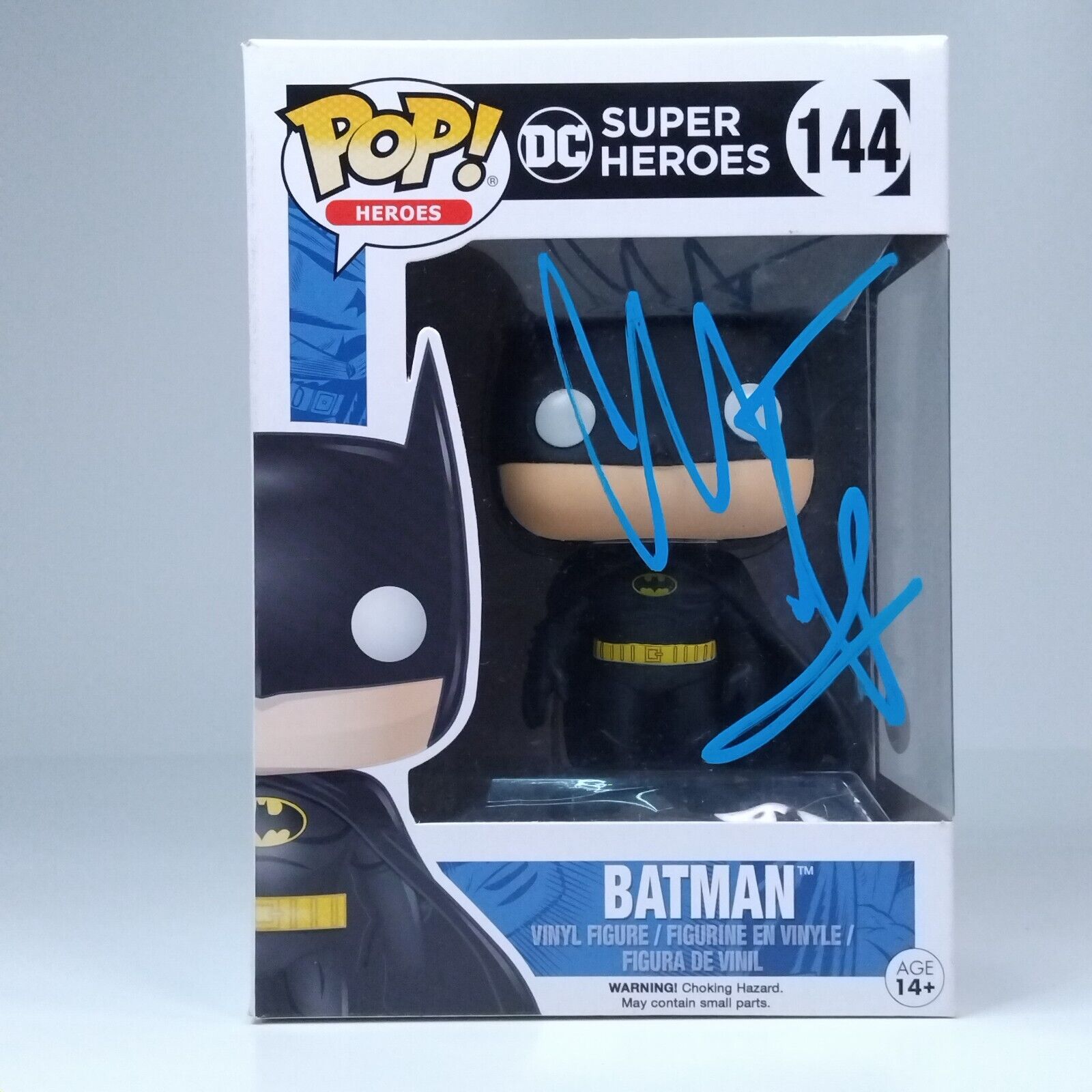 Funko Pop! DC Heroes Batman Signed Christian Bale COA #144 WS