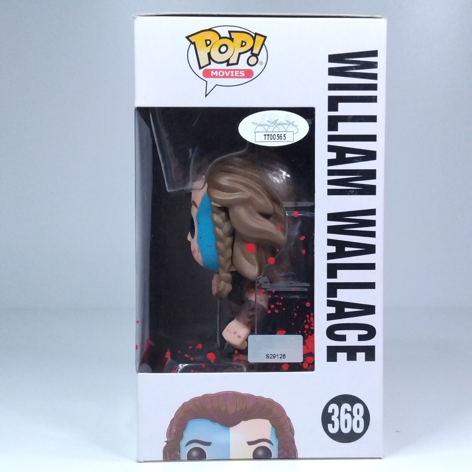 Funko Pop! Movies Braveheart Bloody William Wallace Signed Mel Gibson COA #368